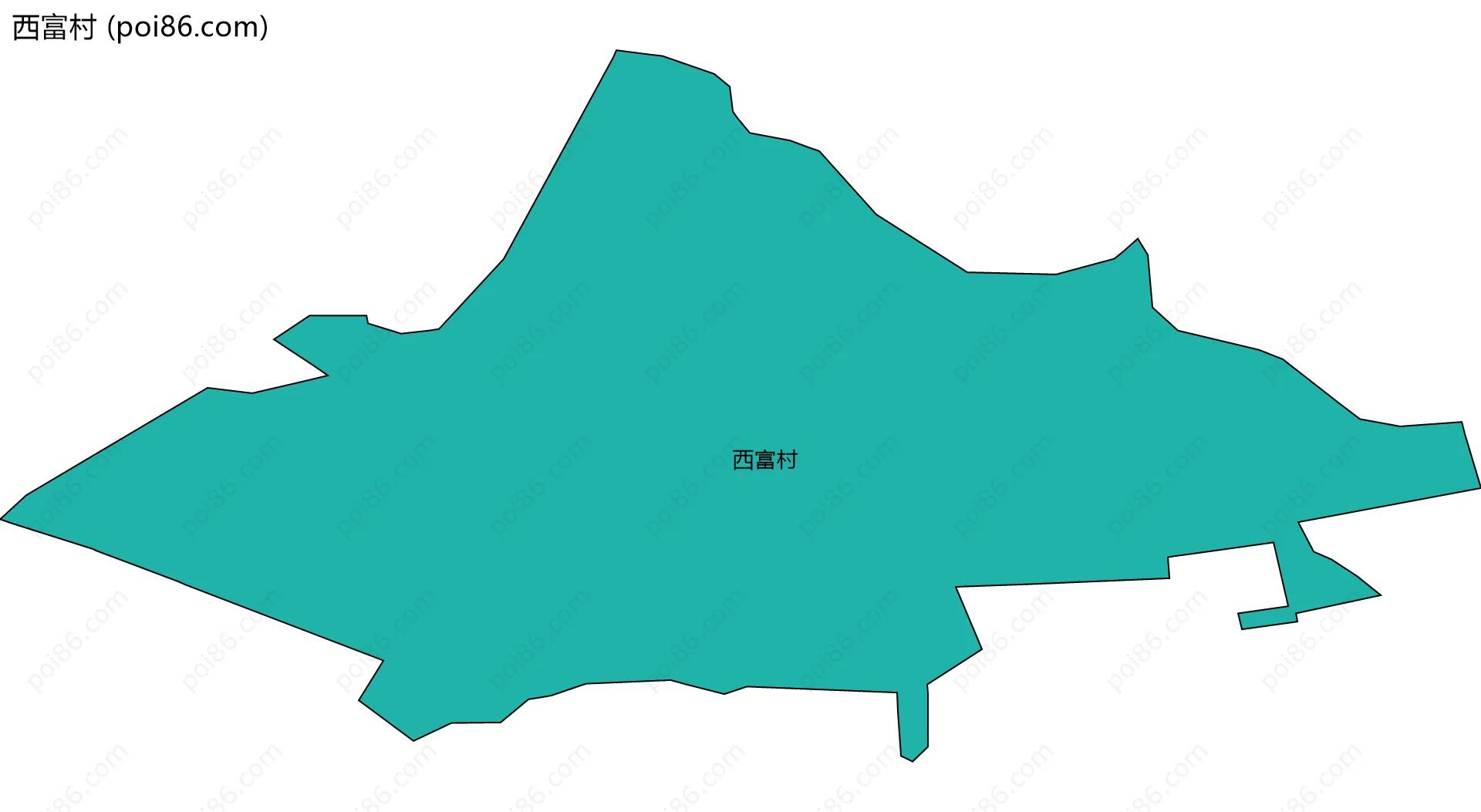 西富村边界地图