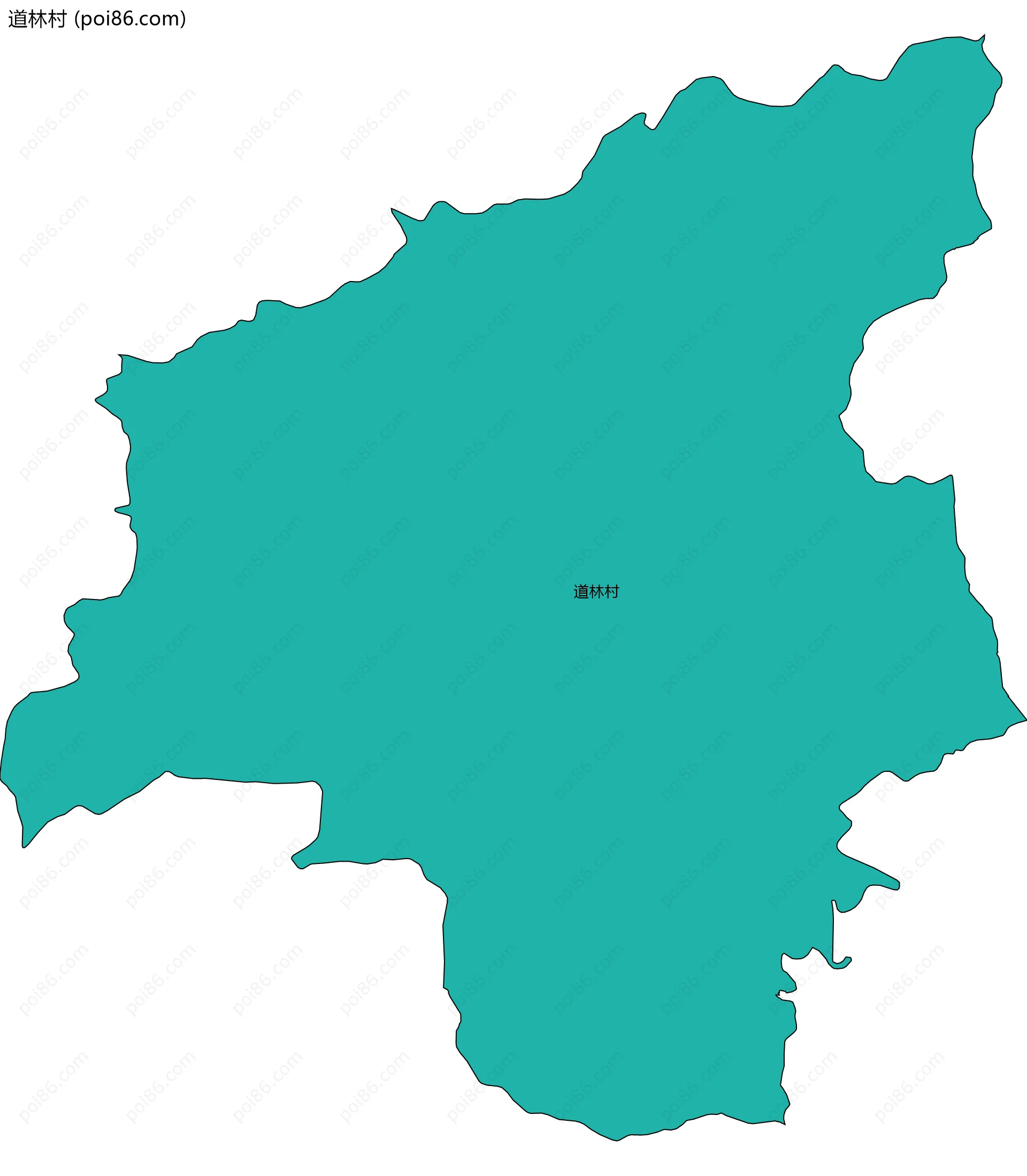 道林村边界地图