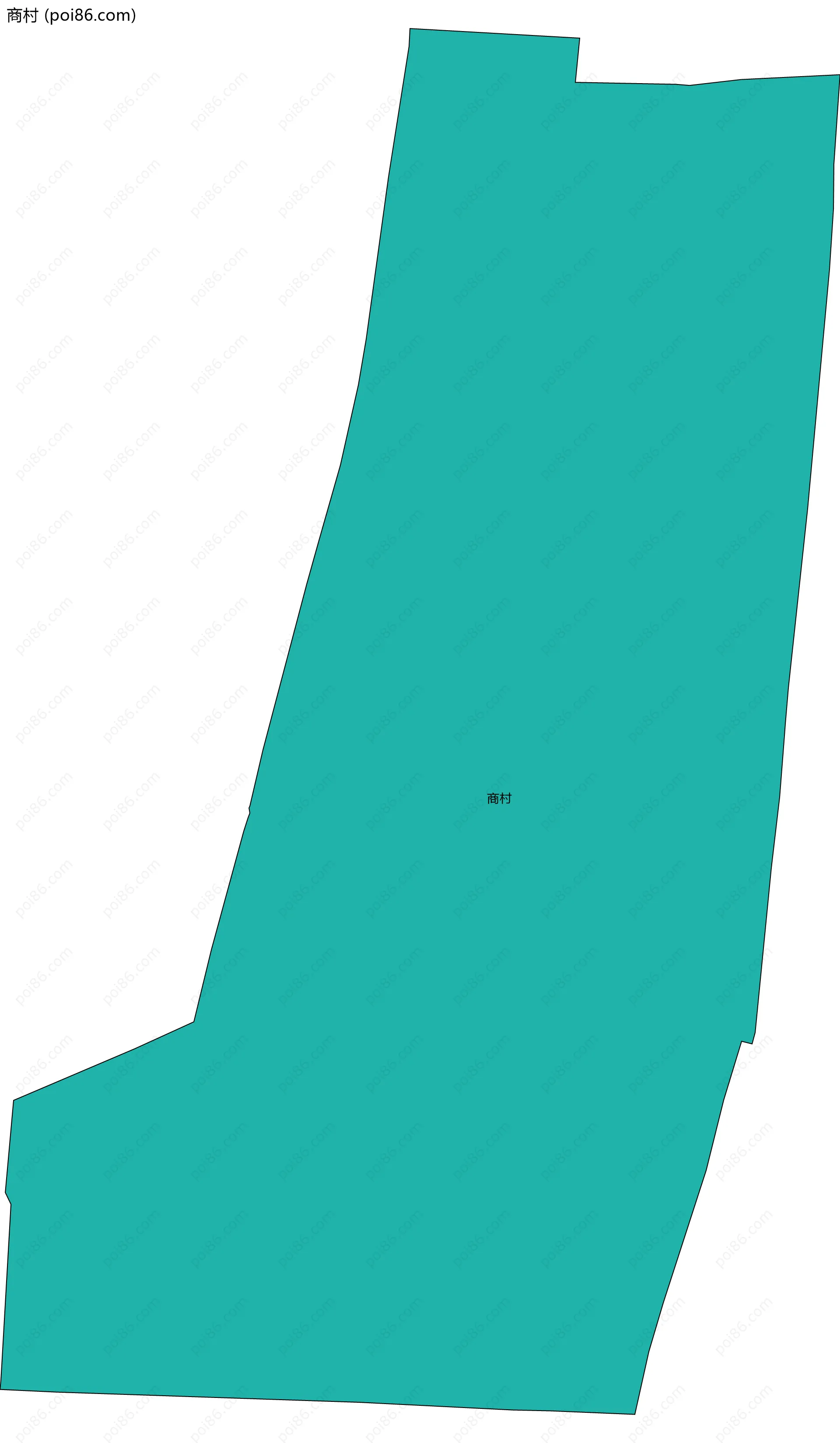 商村边界地图