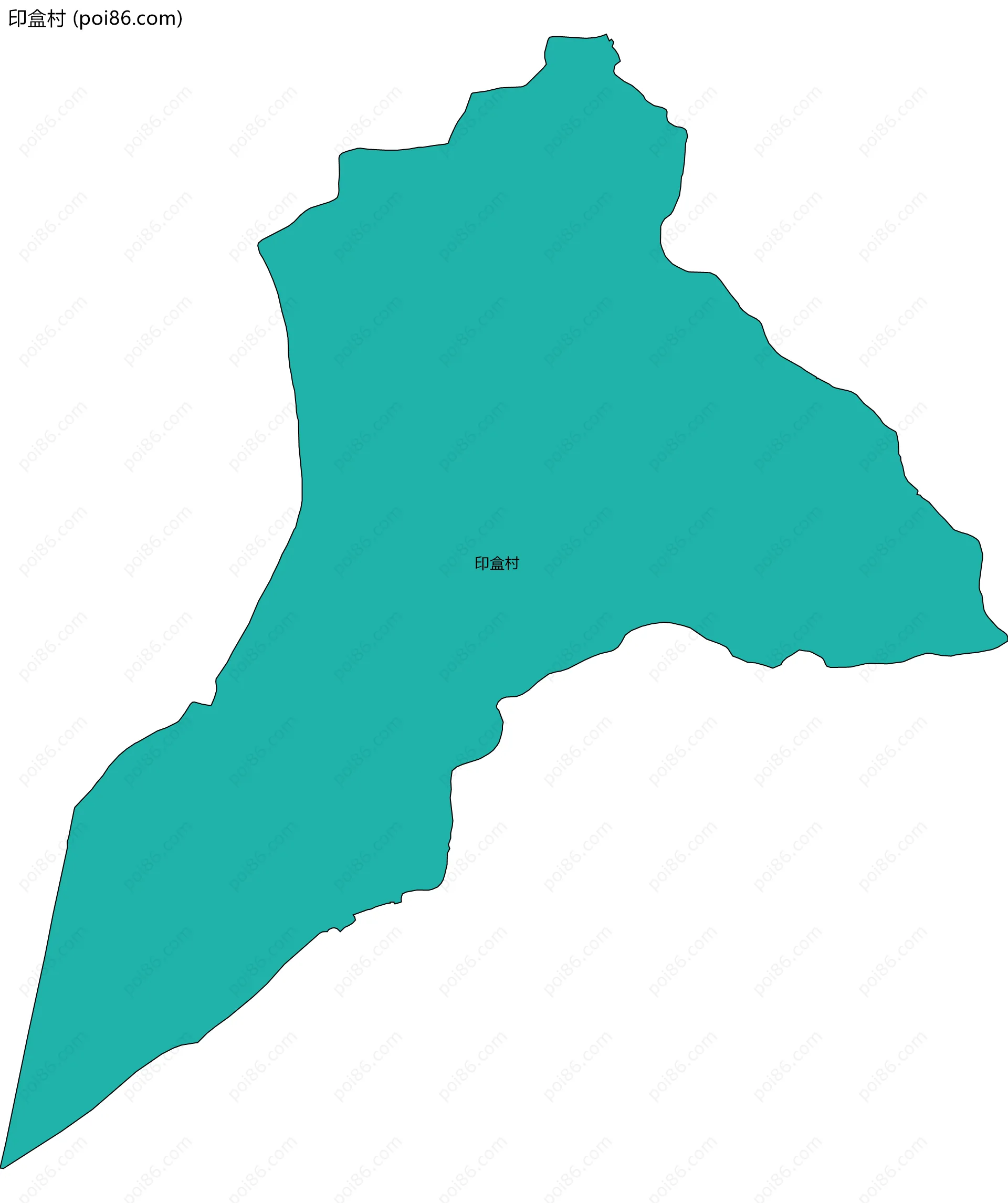 印盒村边界地图