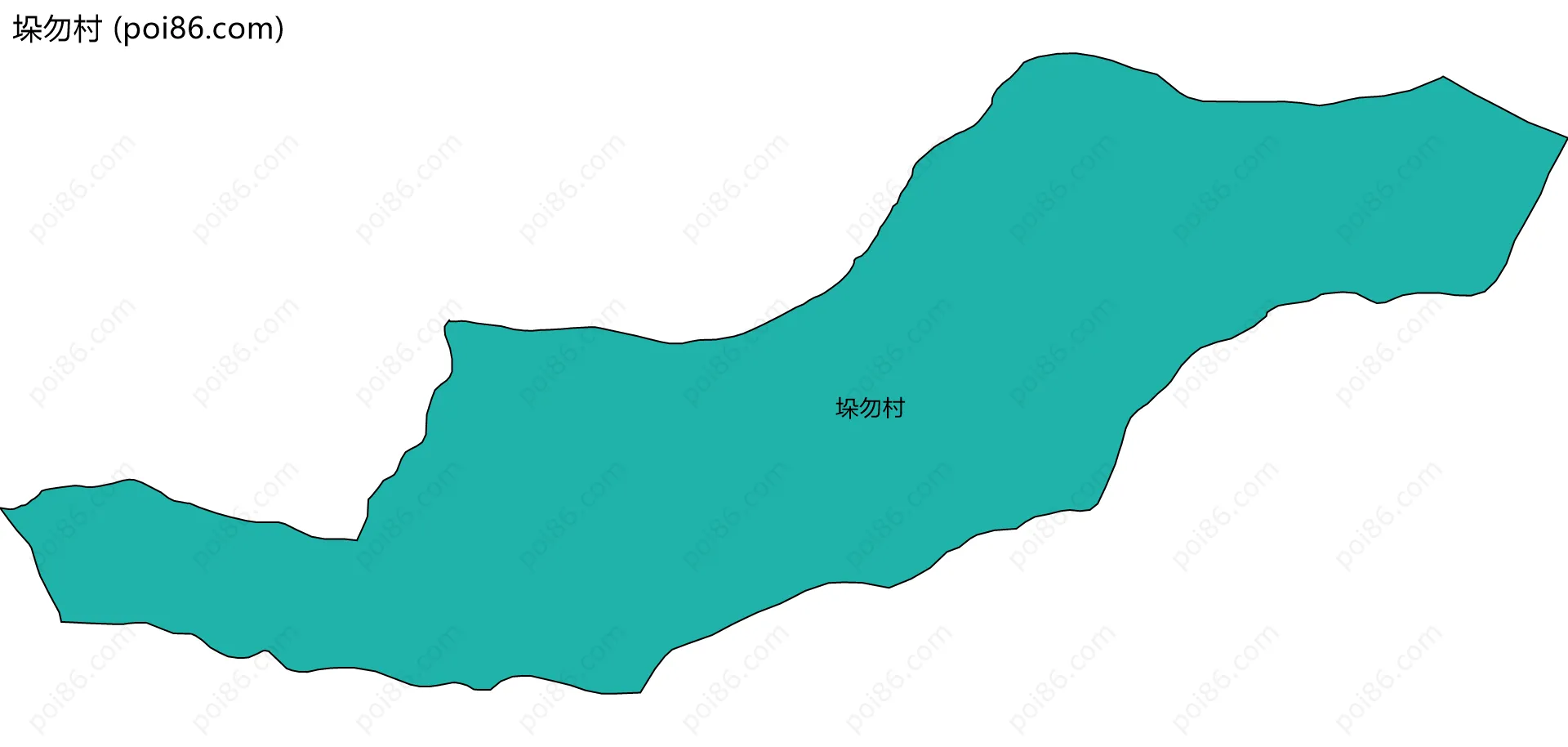 垛勿村边界地图
