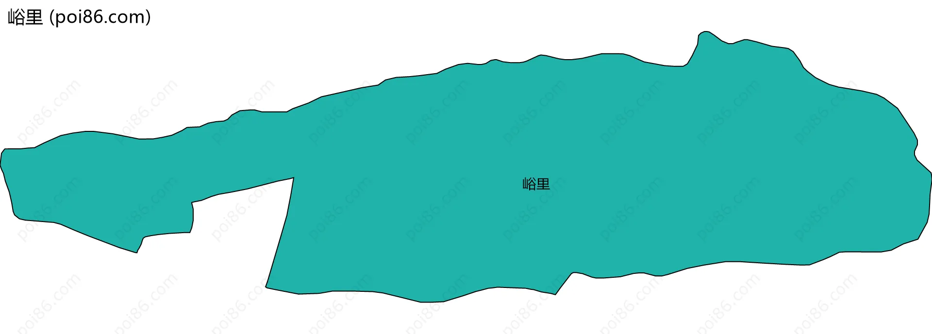 峪里边界地图