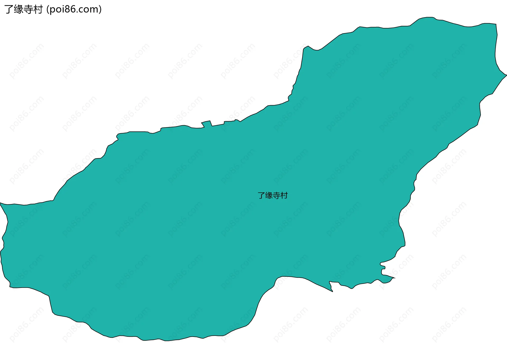 了缘寺村边界地图