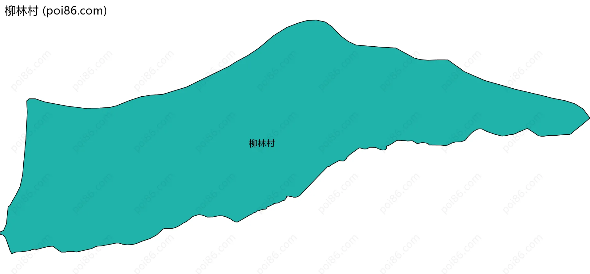 柳林村边界地图