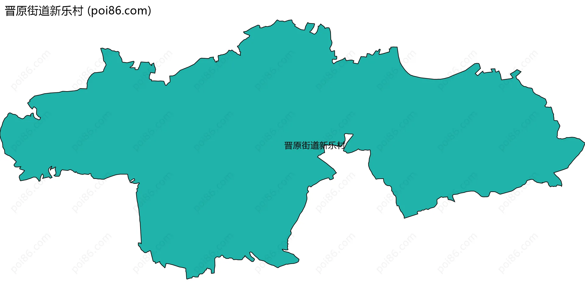 晋原街道新乐村边界地图