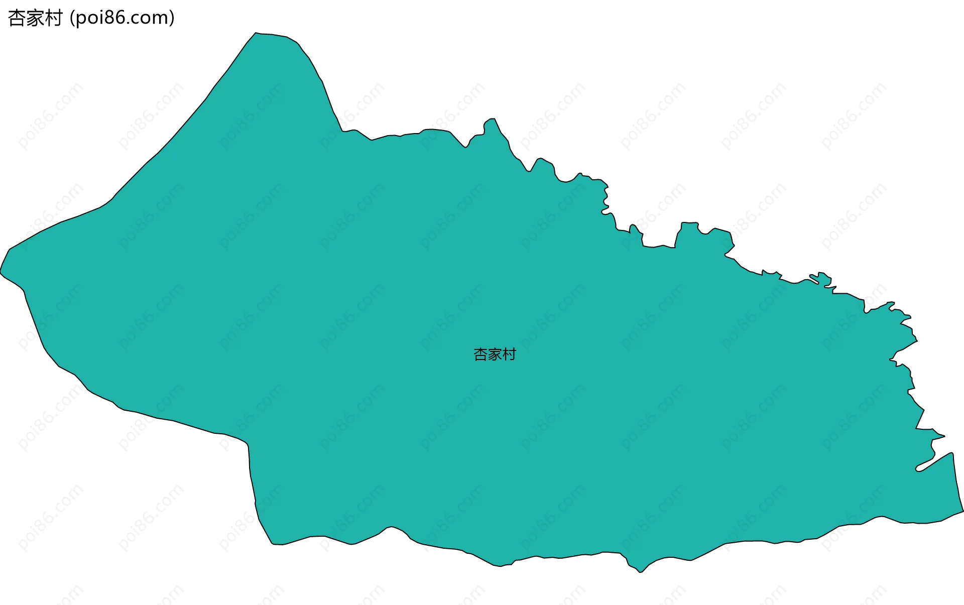 杏家村边界地图