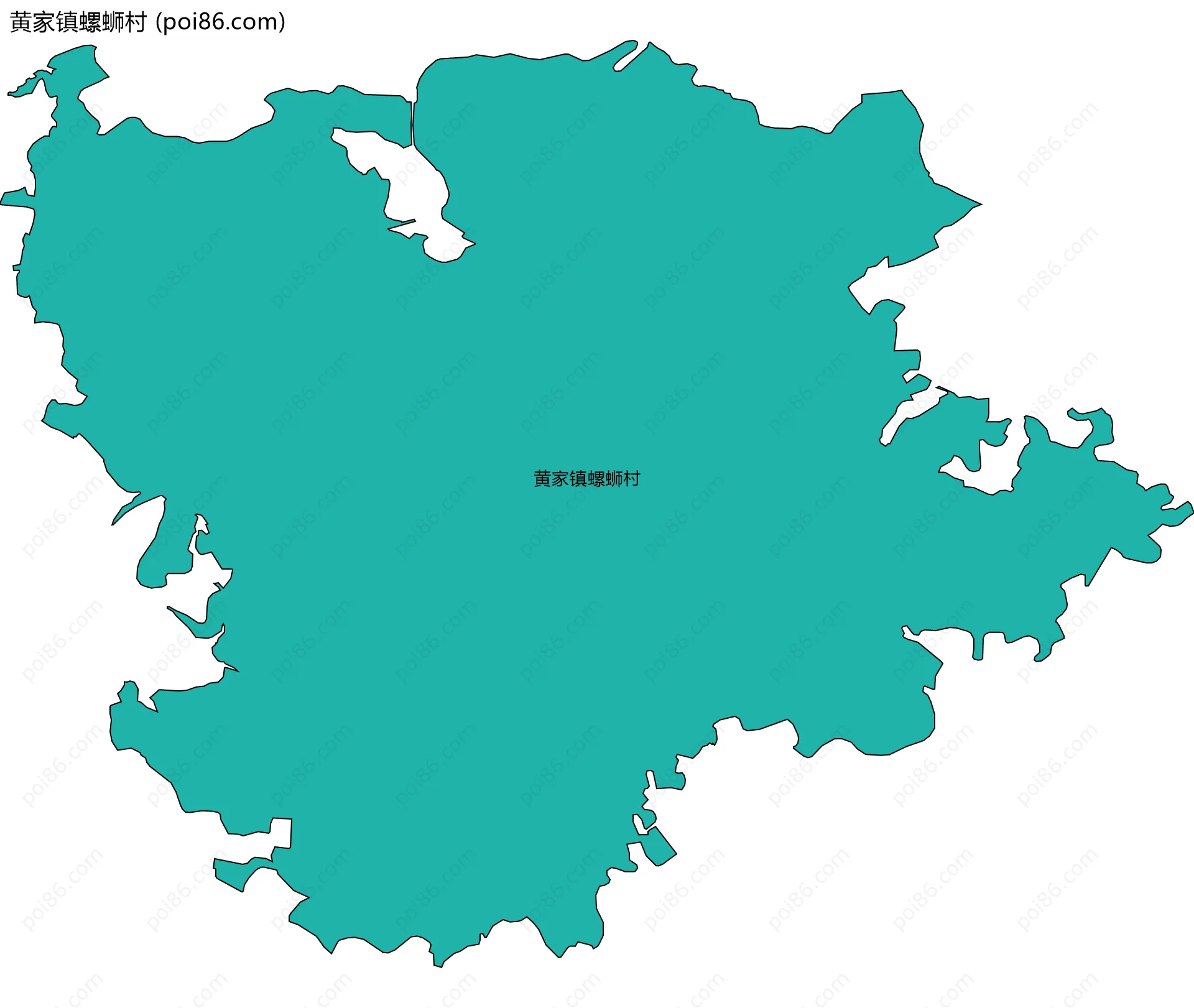 黄家镇螺蛳村边界地图
