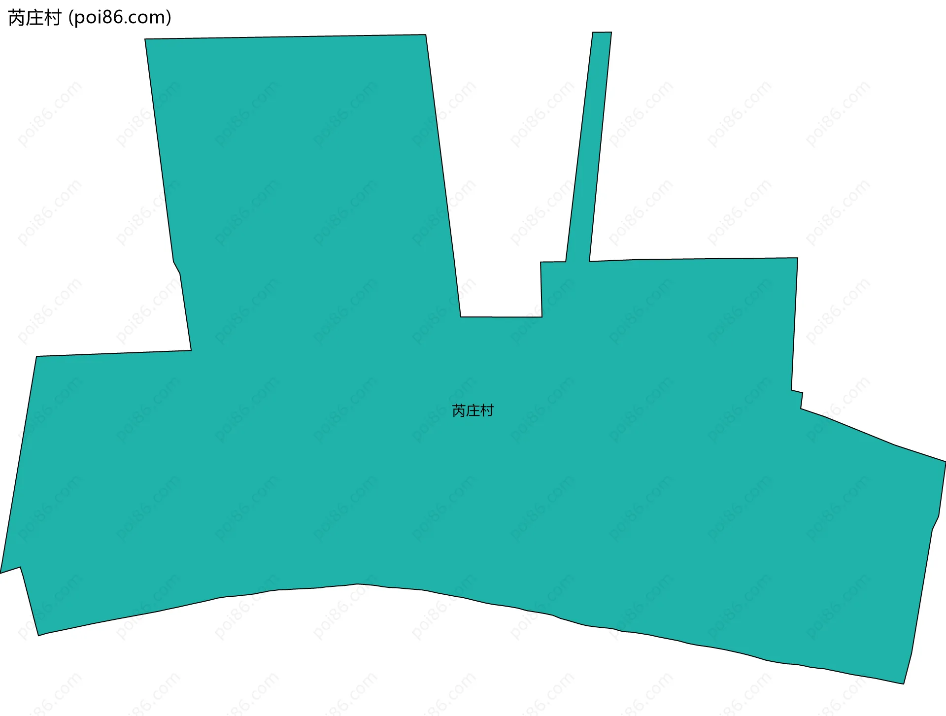 芮庄村边界地图