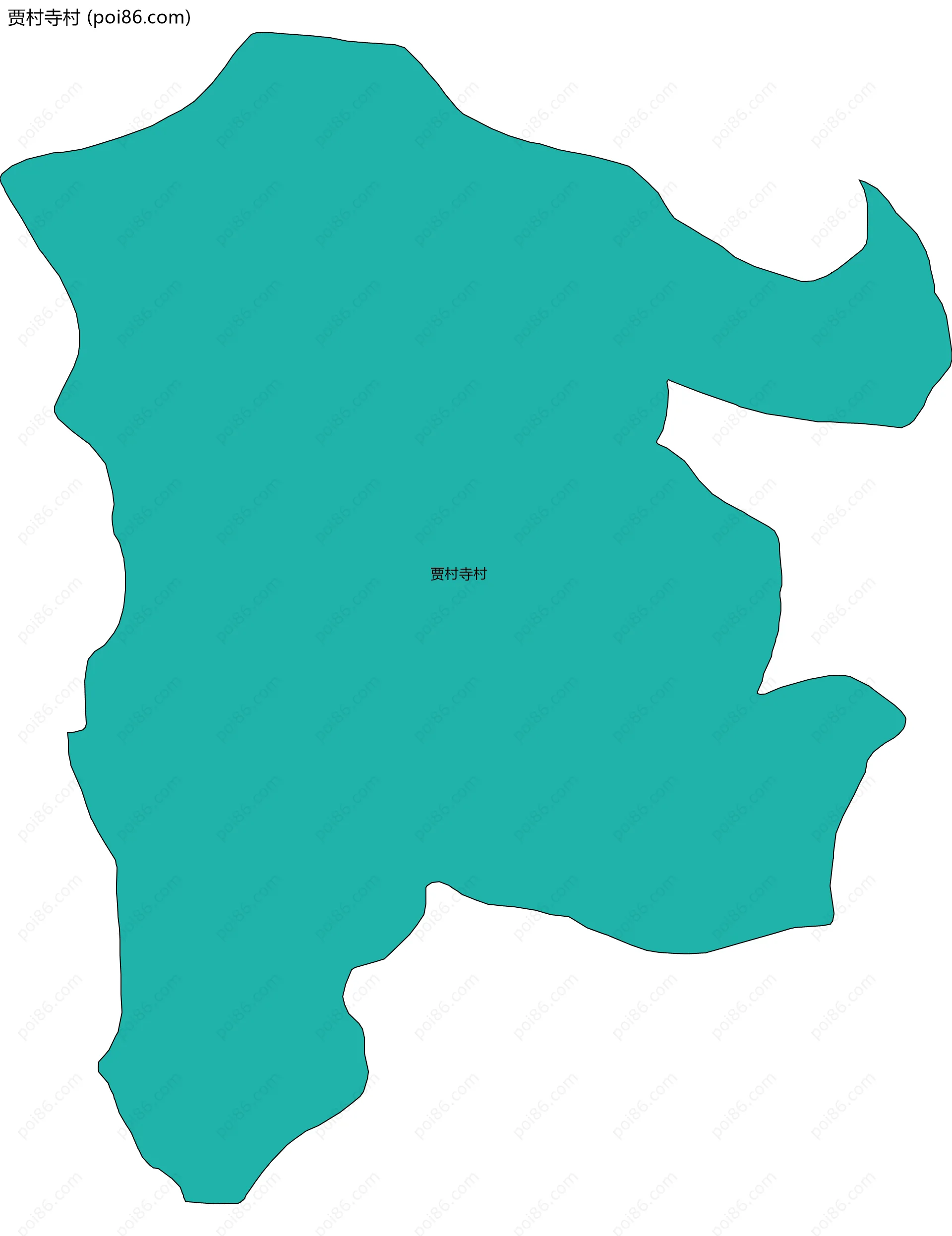 贾村寺村边界地图