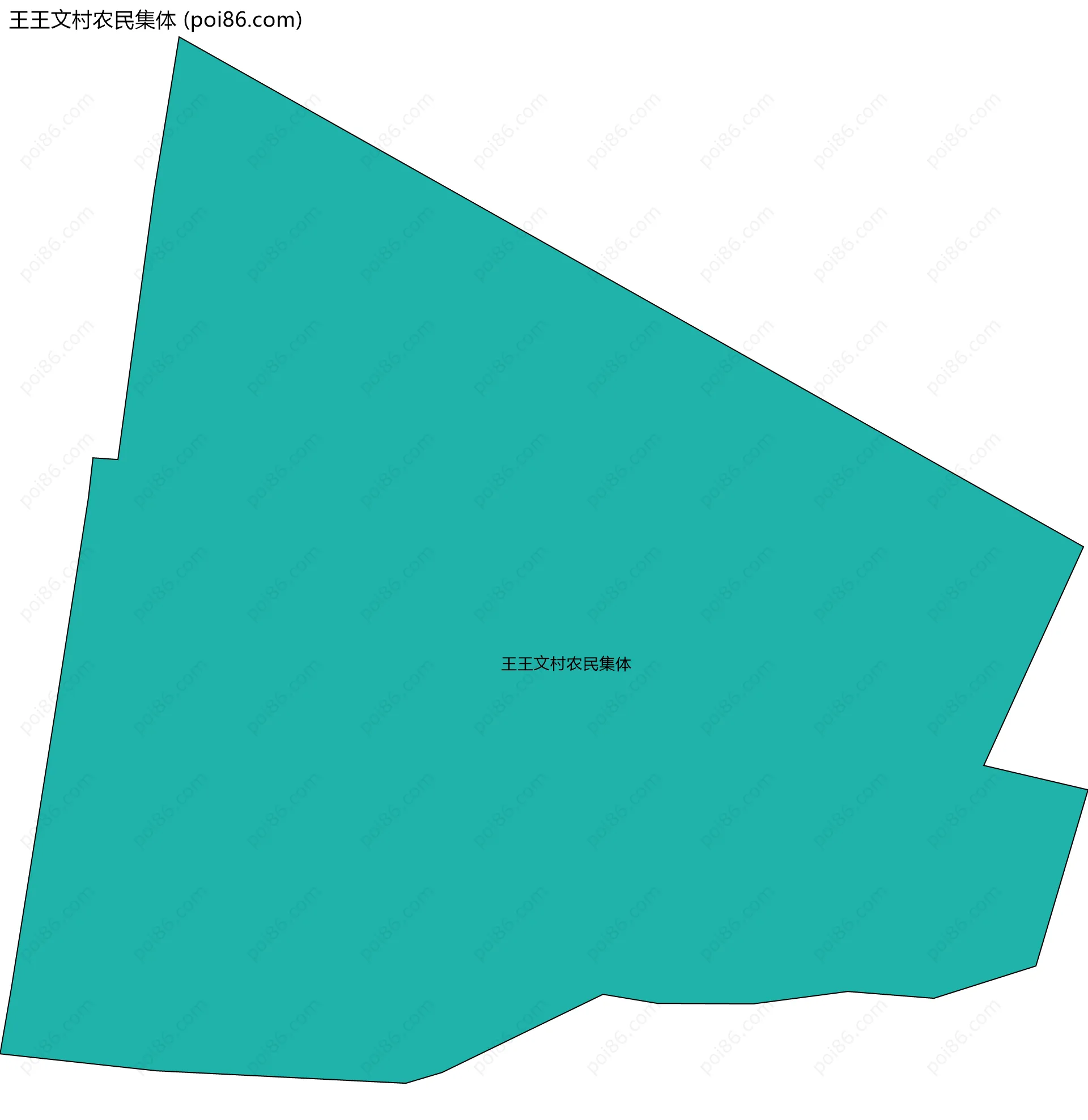 王王文村农民集体边界地图