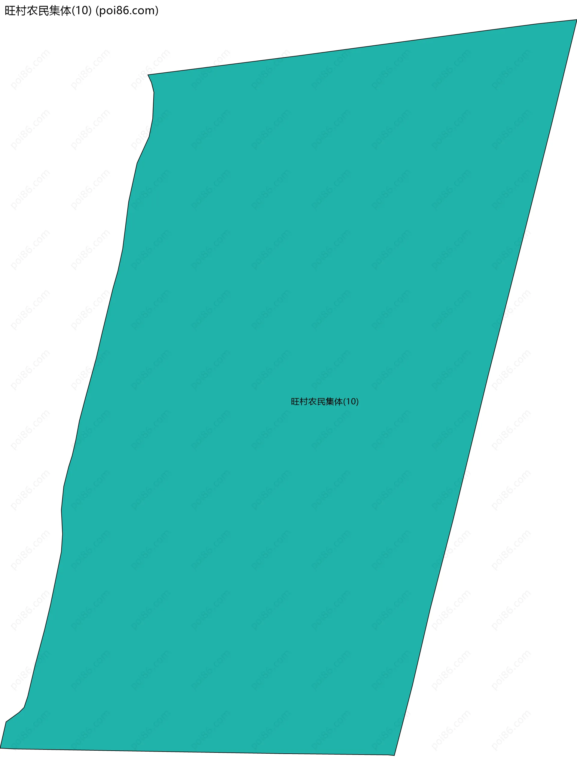旺村农民集体(10)边界地图