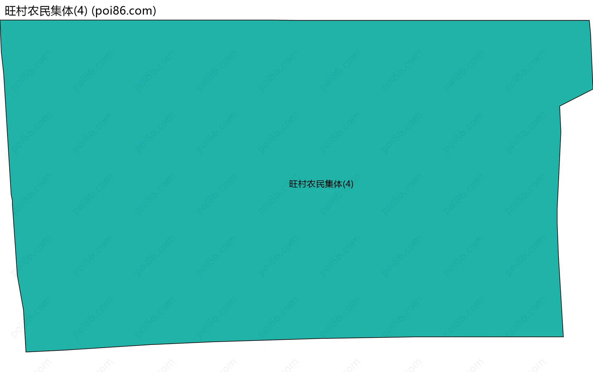 旺村农民集体(4)边界地图