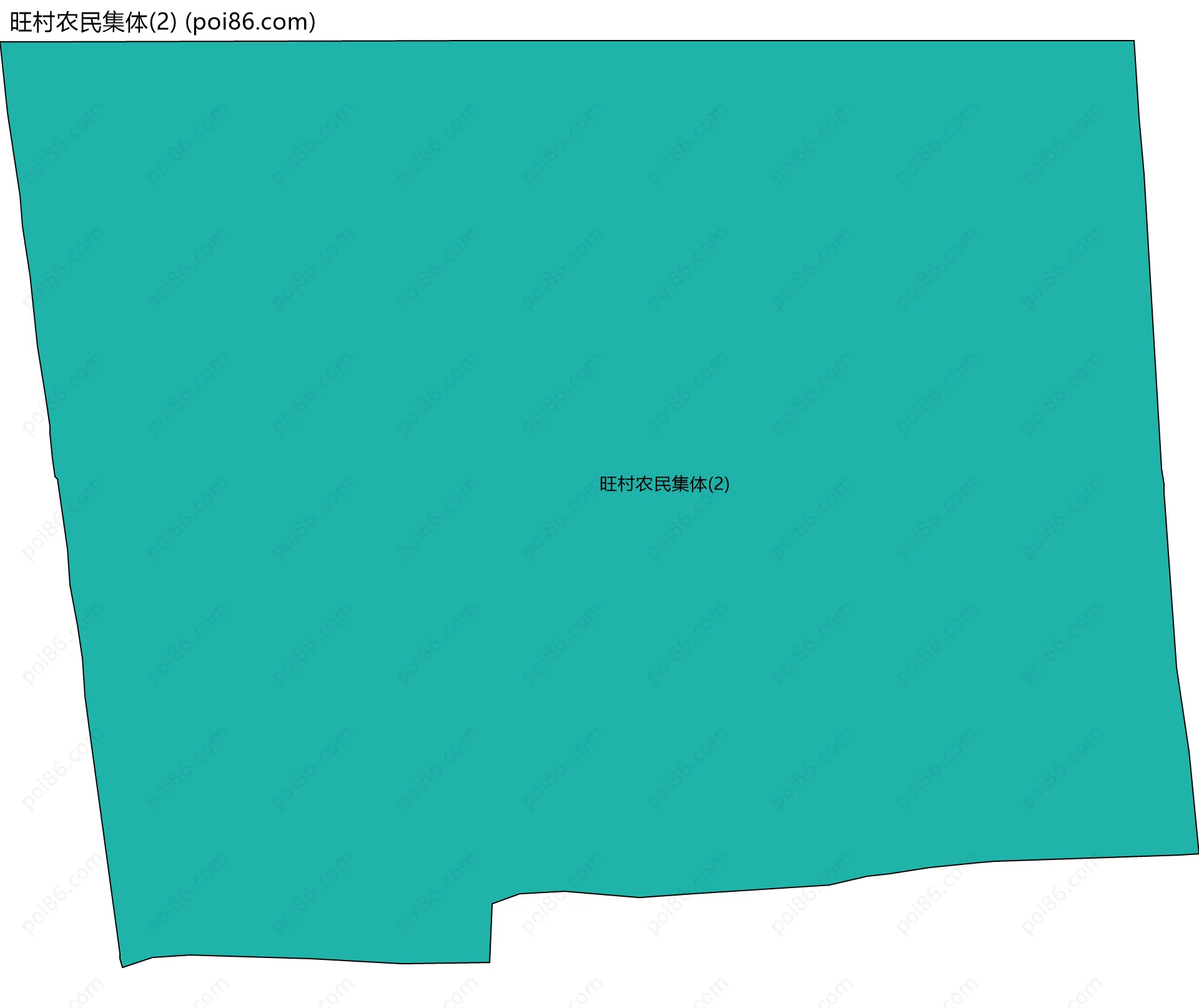 旺村农民集体(2)边界地图