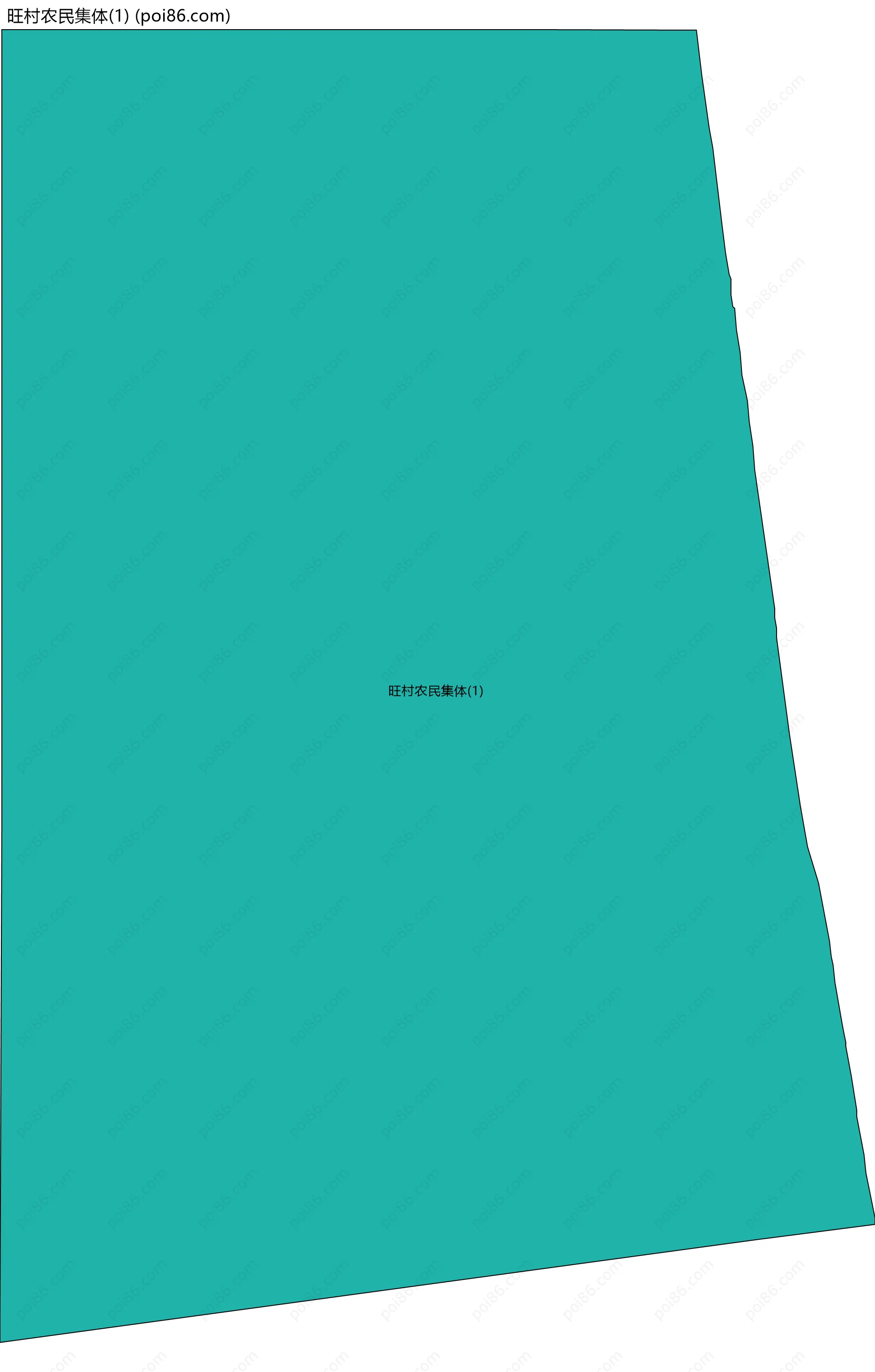 旺村农民集体(1)边界地图