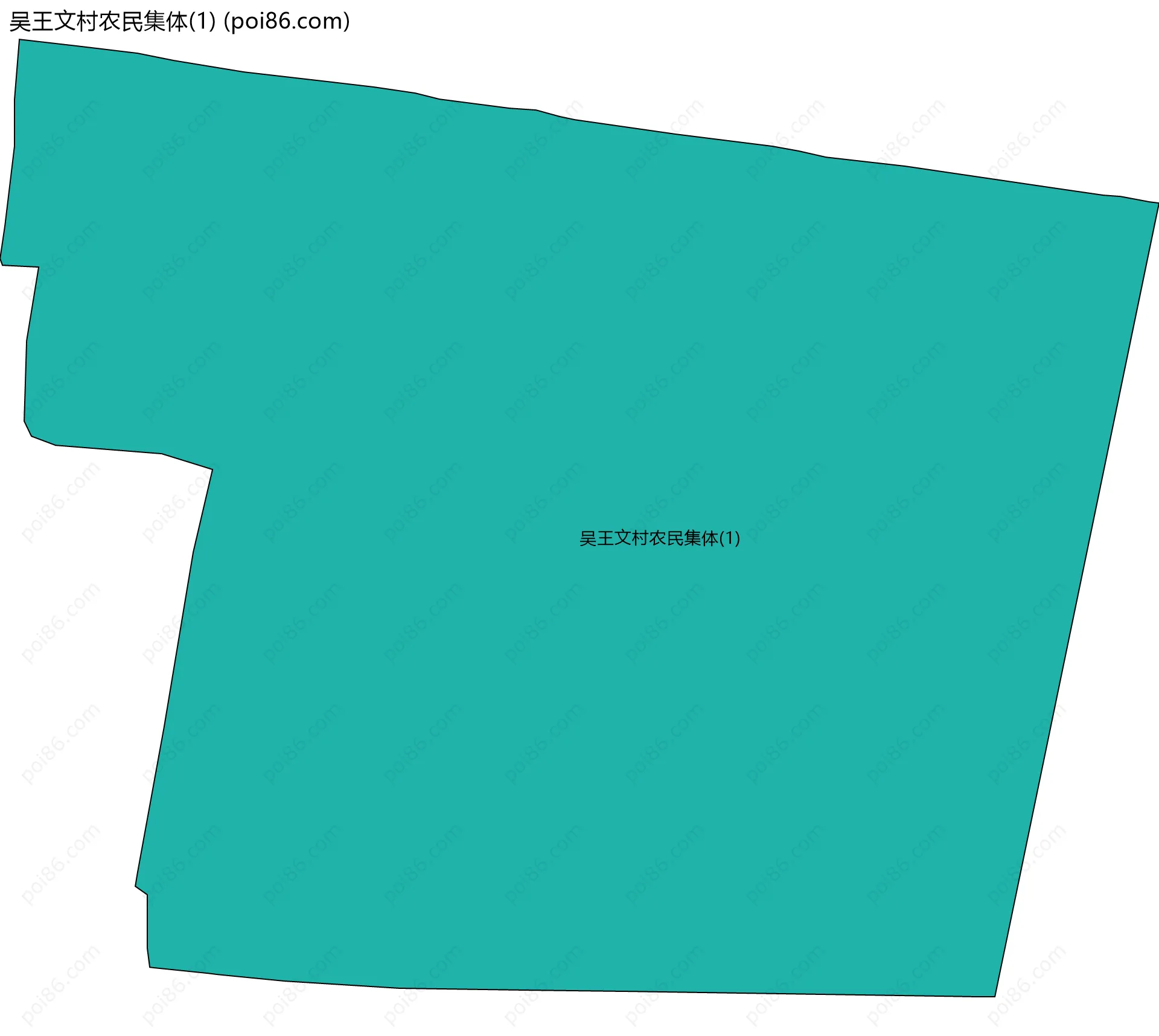 吴王文村农民集体(1)边界地图