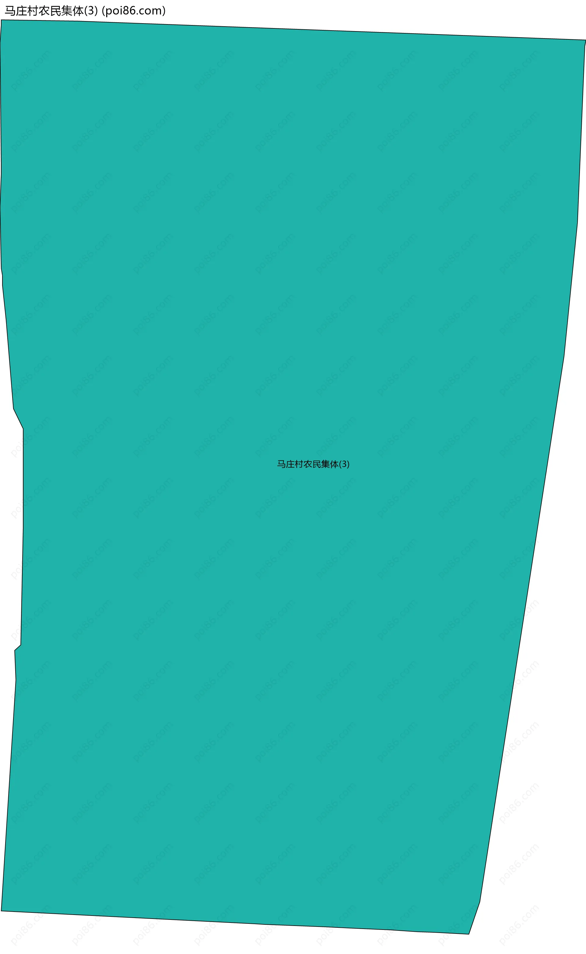 马庄村农民集体(3)边界地图