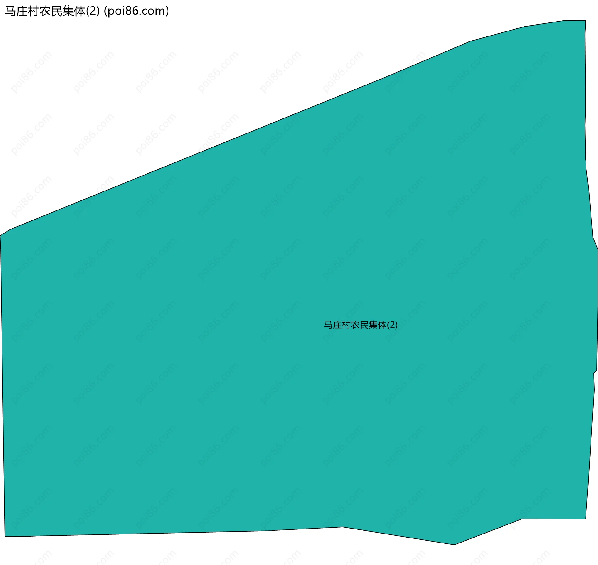 马庄村农民集体(2)边界地图