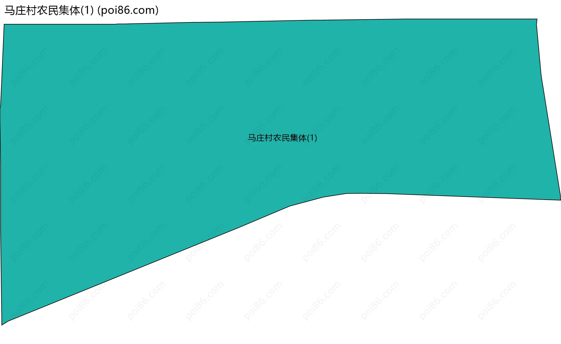 马庄村农民集体(1)边界地图