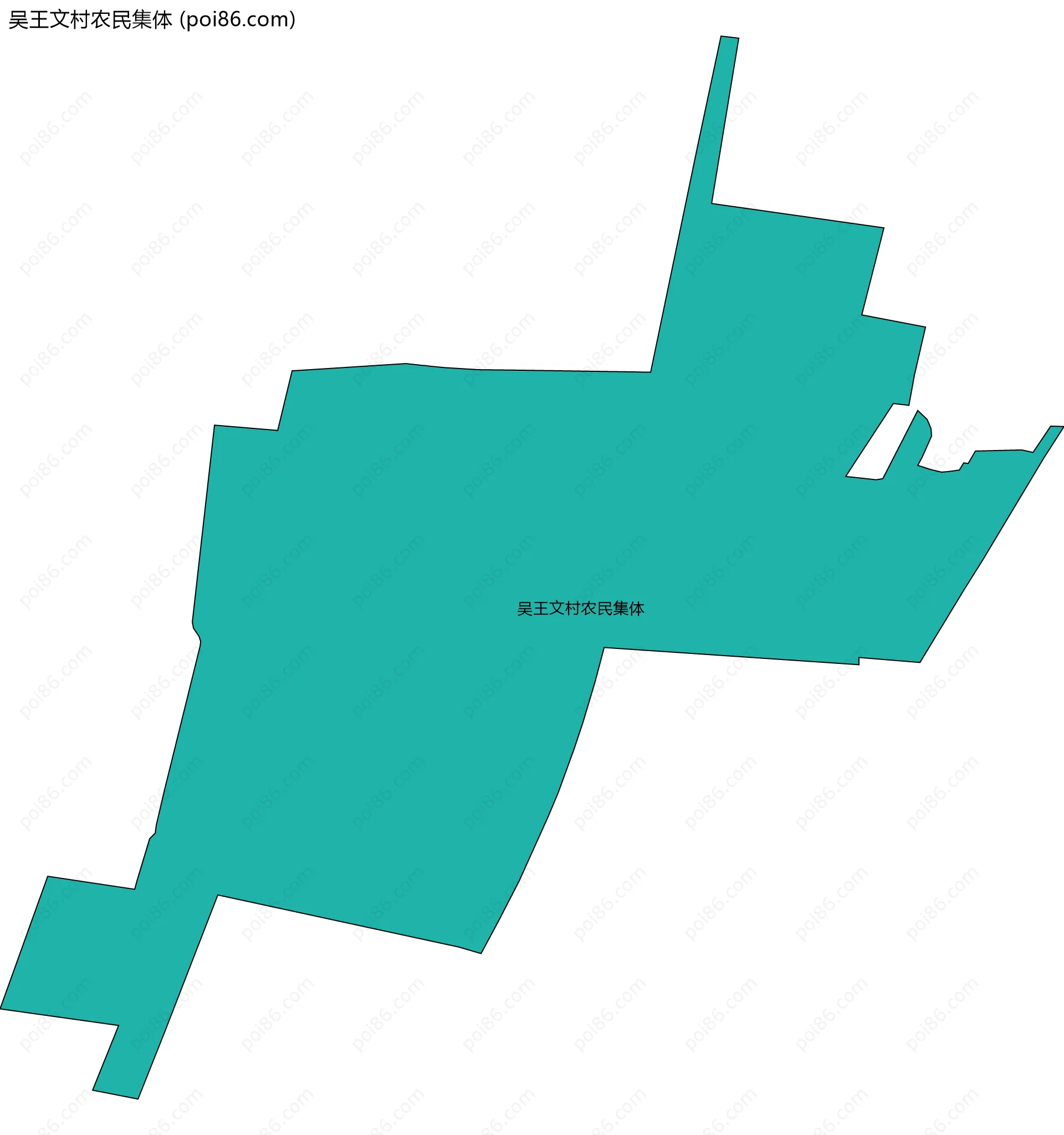 吴王文村农民集体边界地图