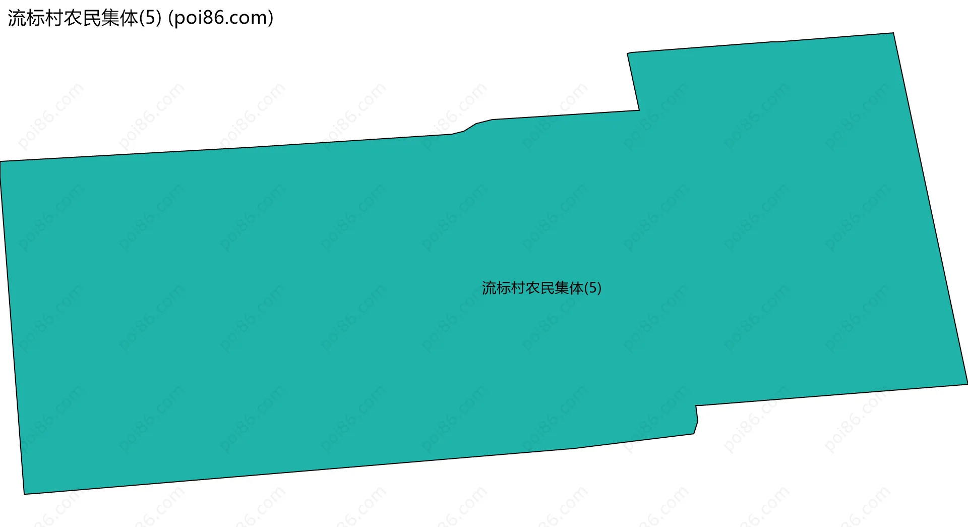 流标村农民集体(5)边界地图