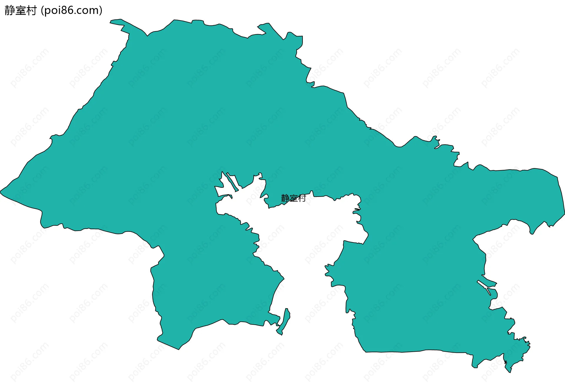 静室村边界地图