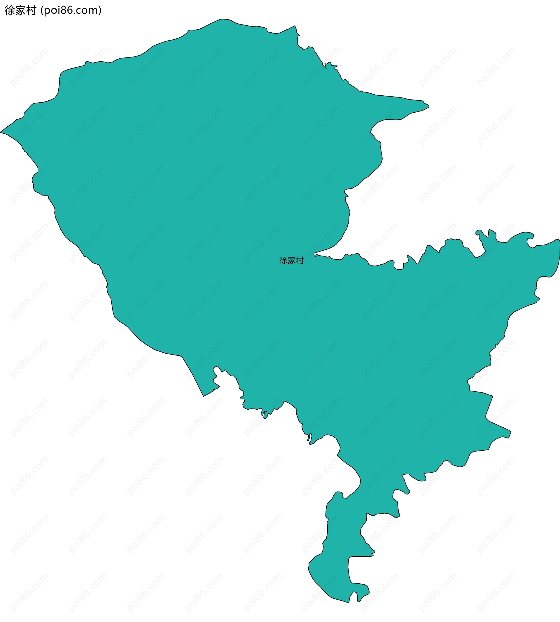 徐家村边界地图