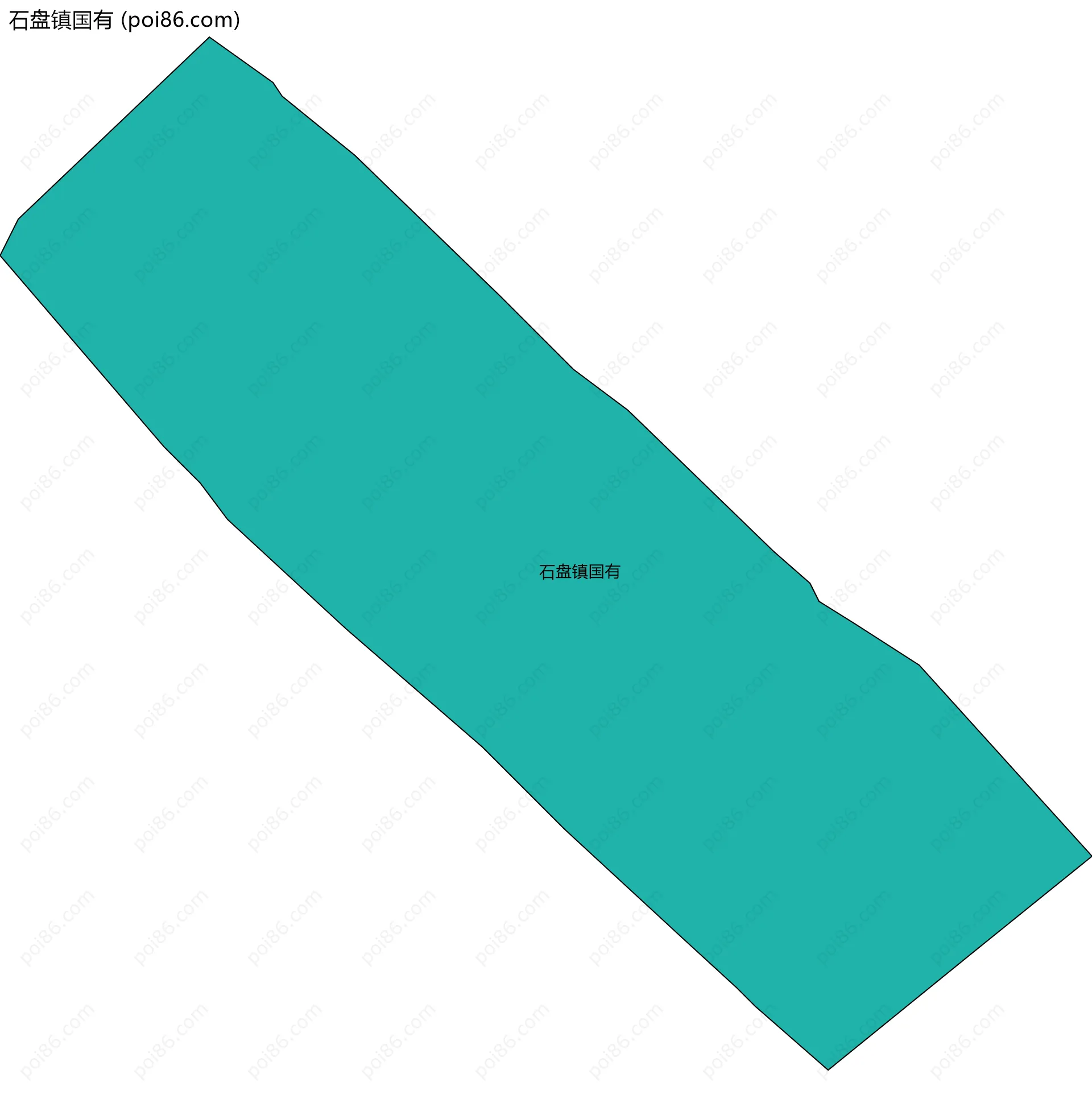 石盘镇国有边界地图