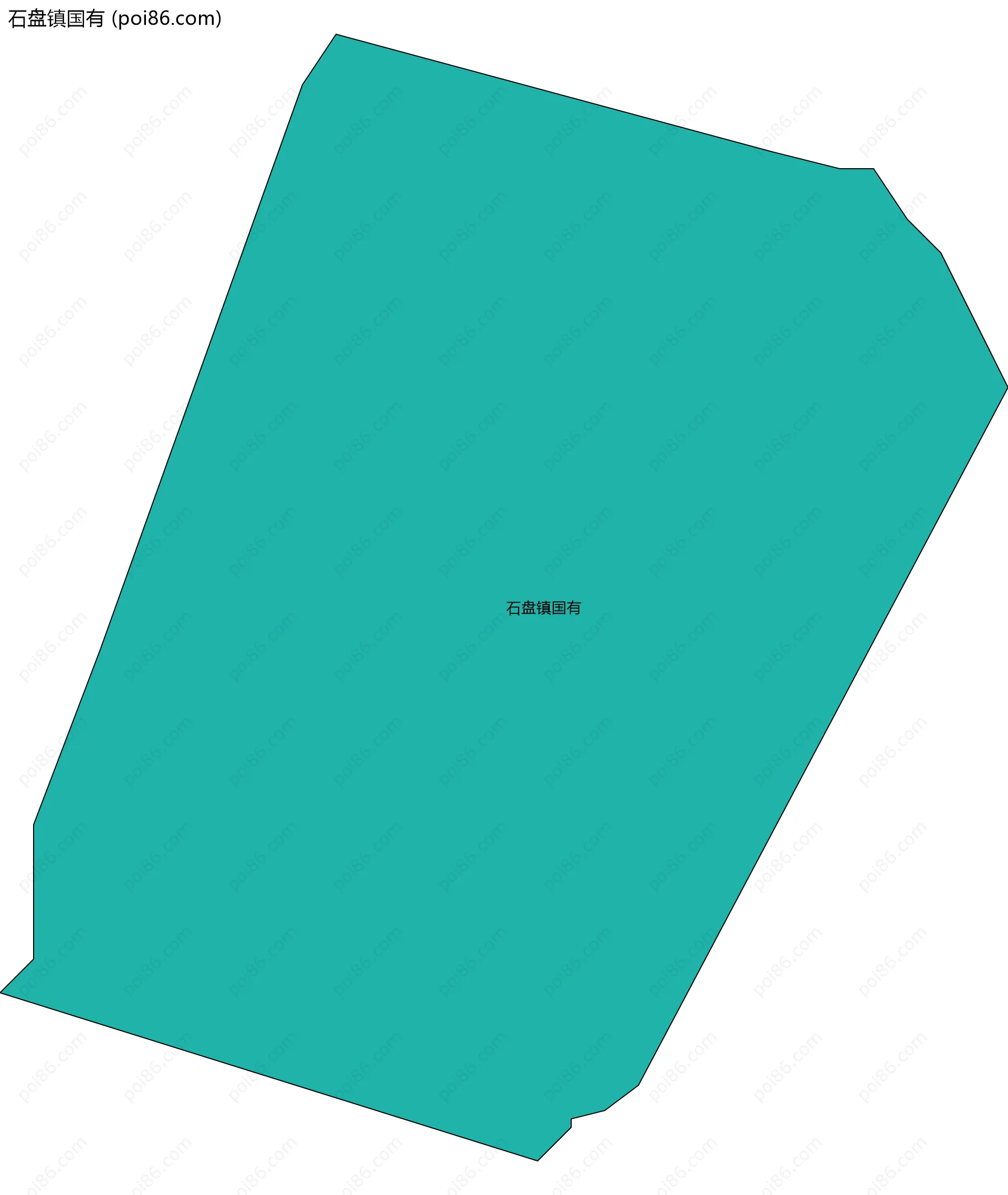 石盘镇国有边界地图