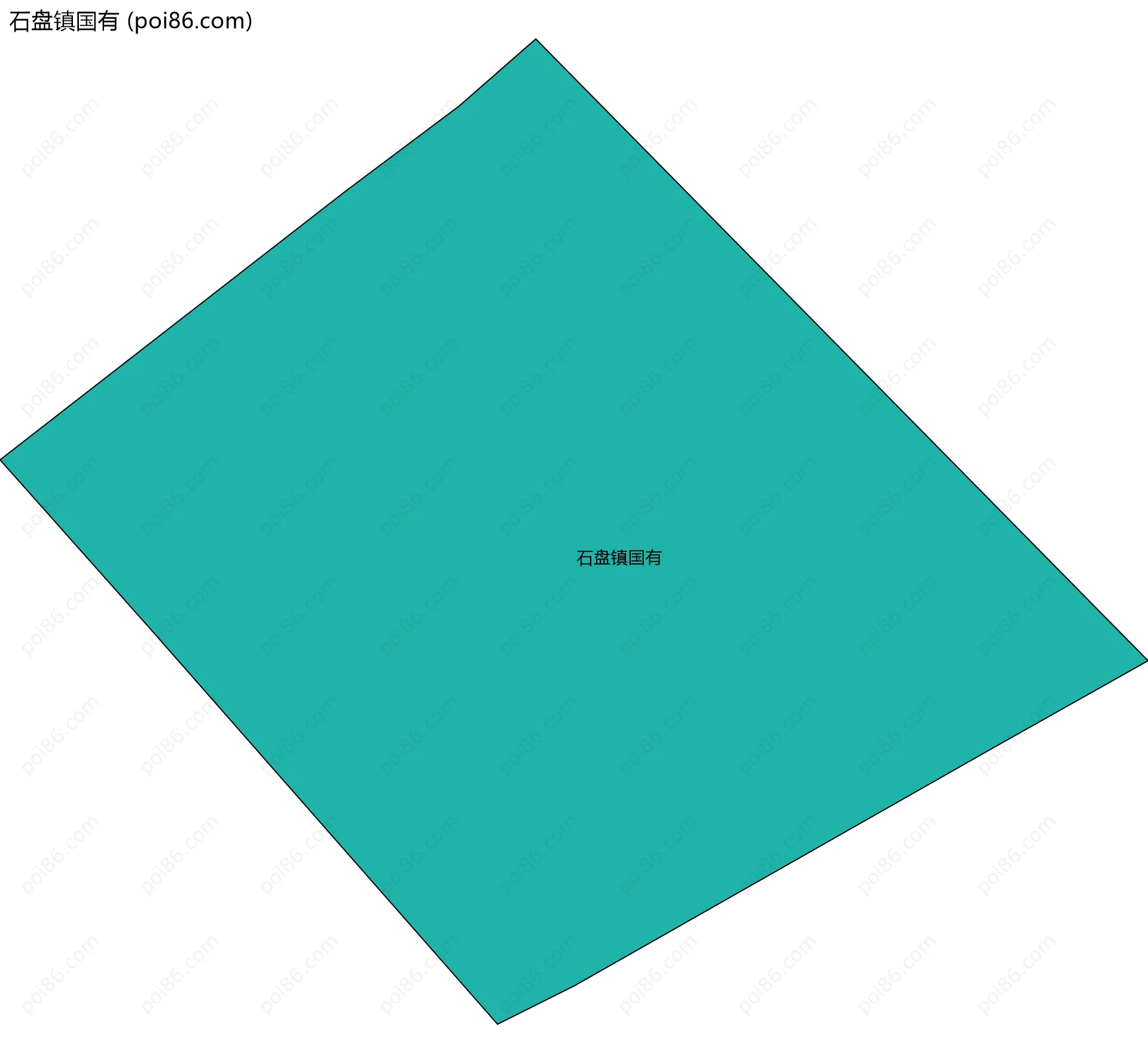 石盘镇国有边界地图