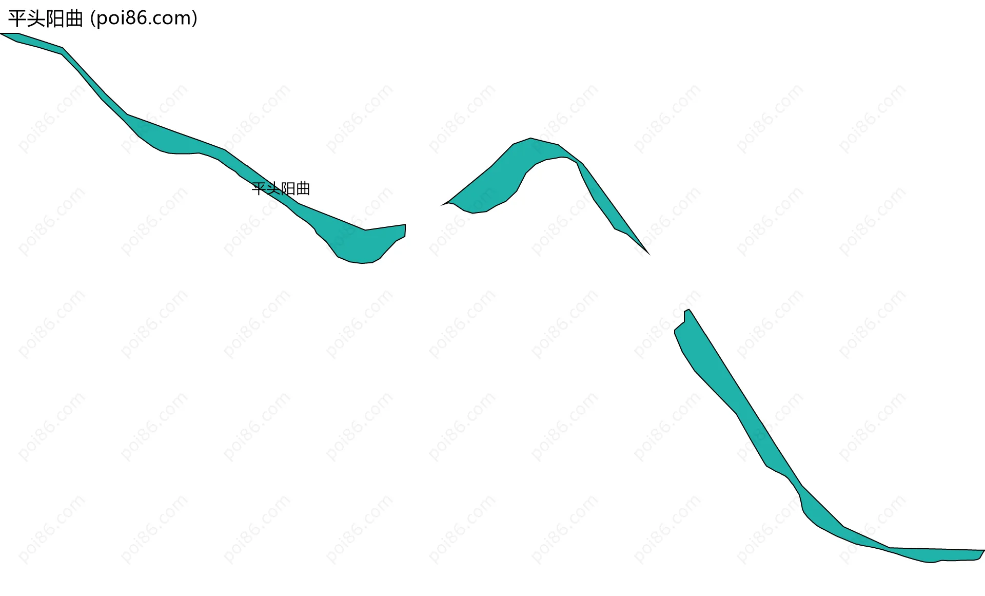 平头阳曲边界地图