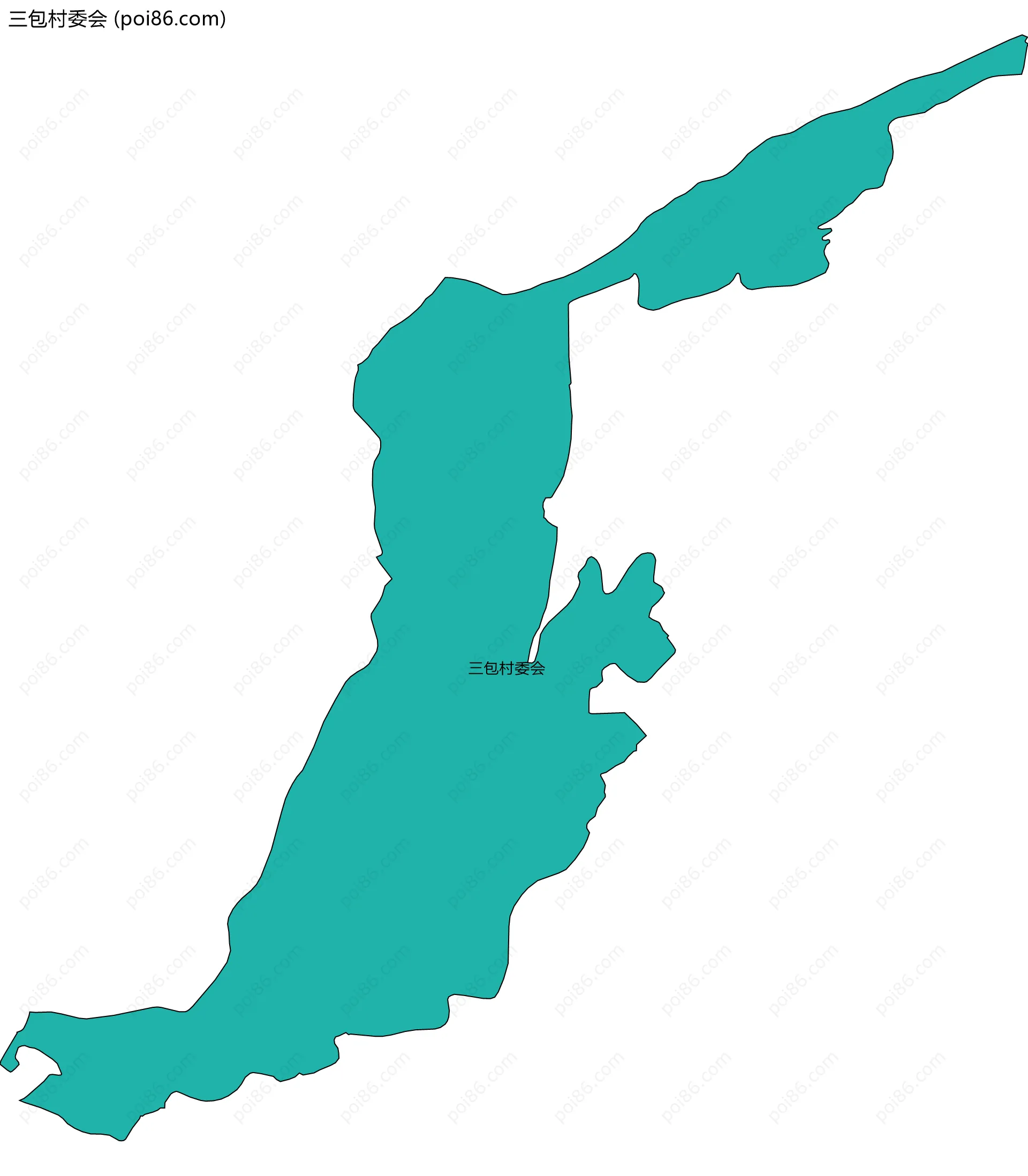 三包村委会边界地图
