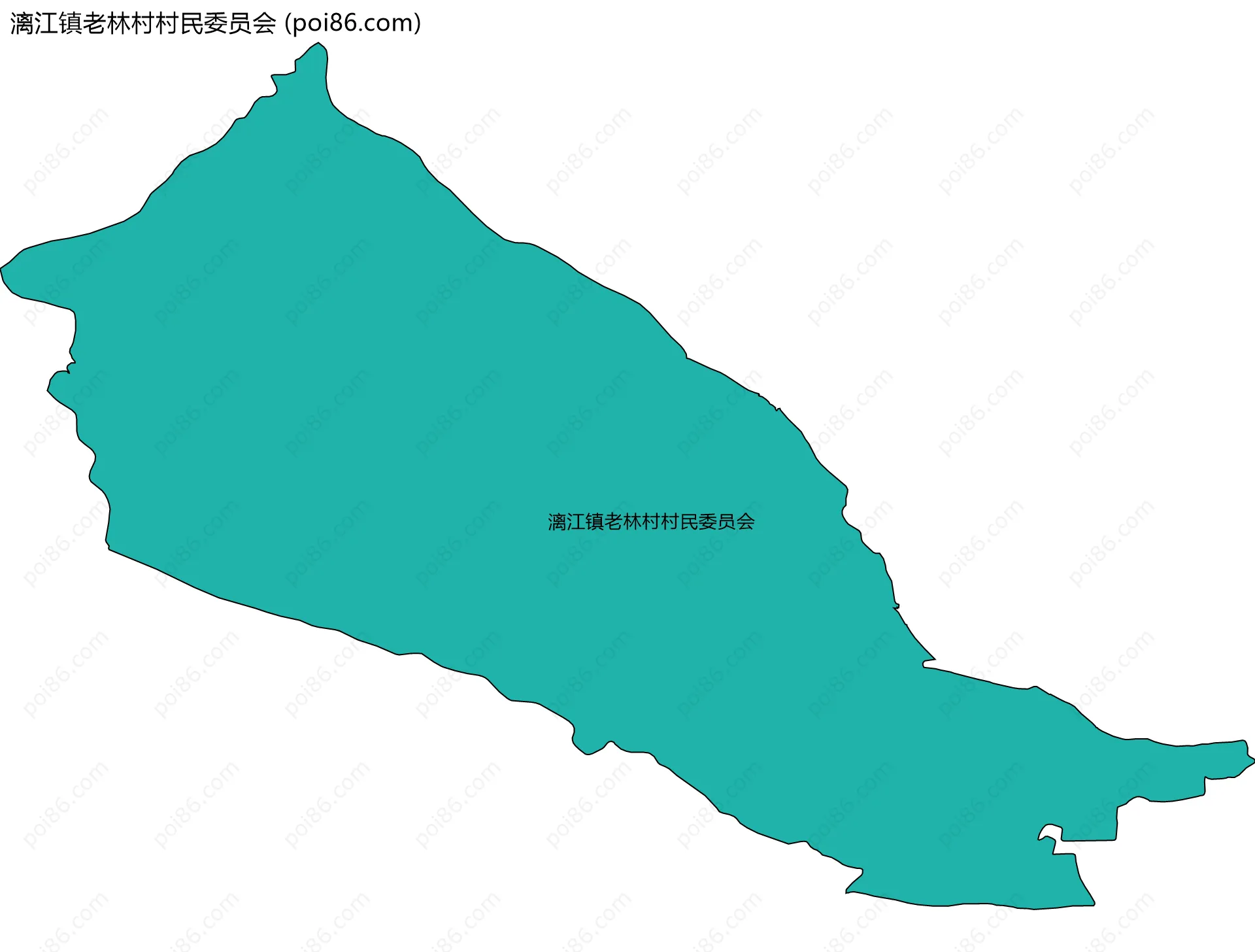 漓江镇老林村村民委员会边界地图