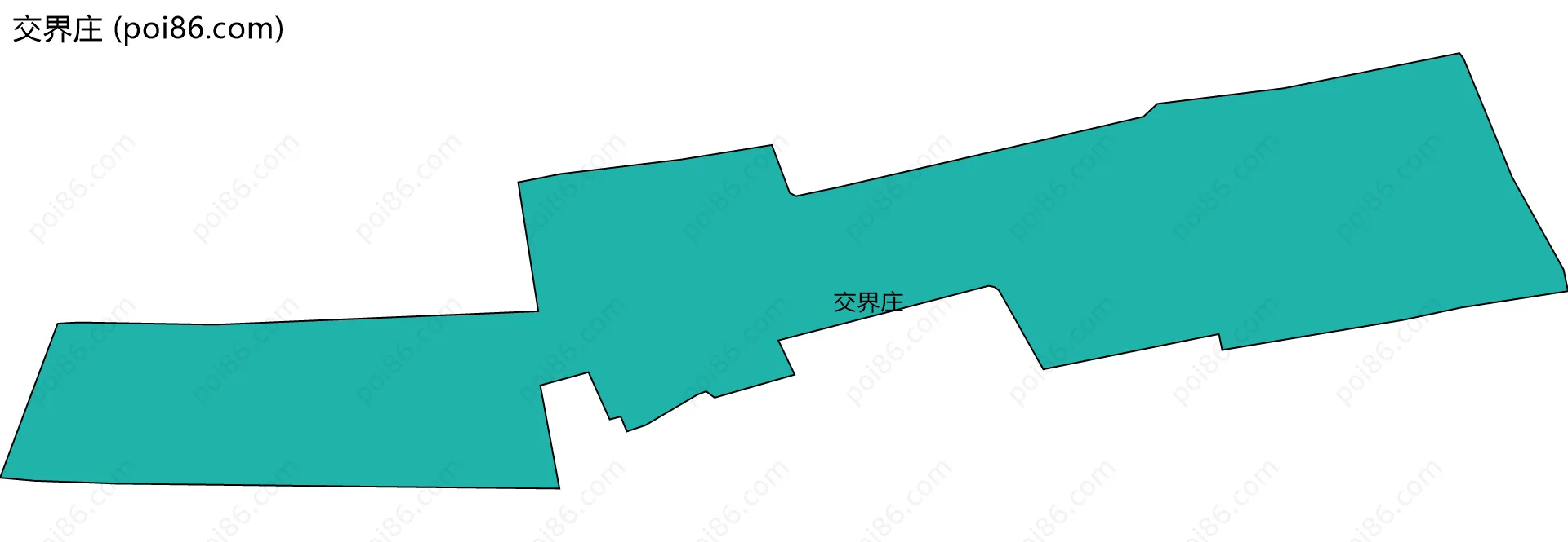 交界庄边界地图