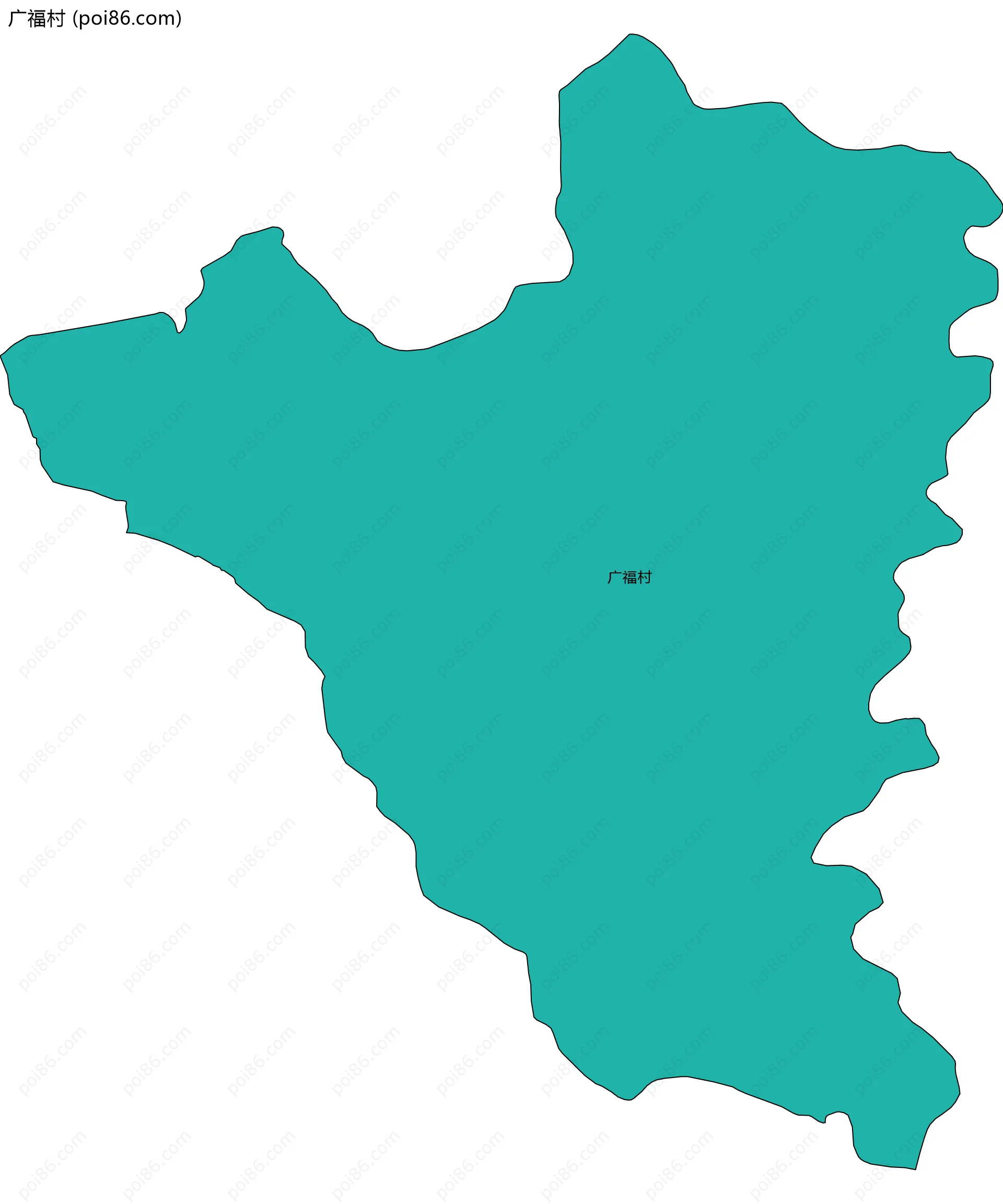 广福村边界地图