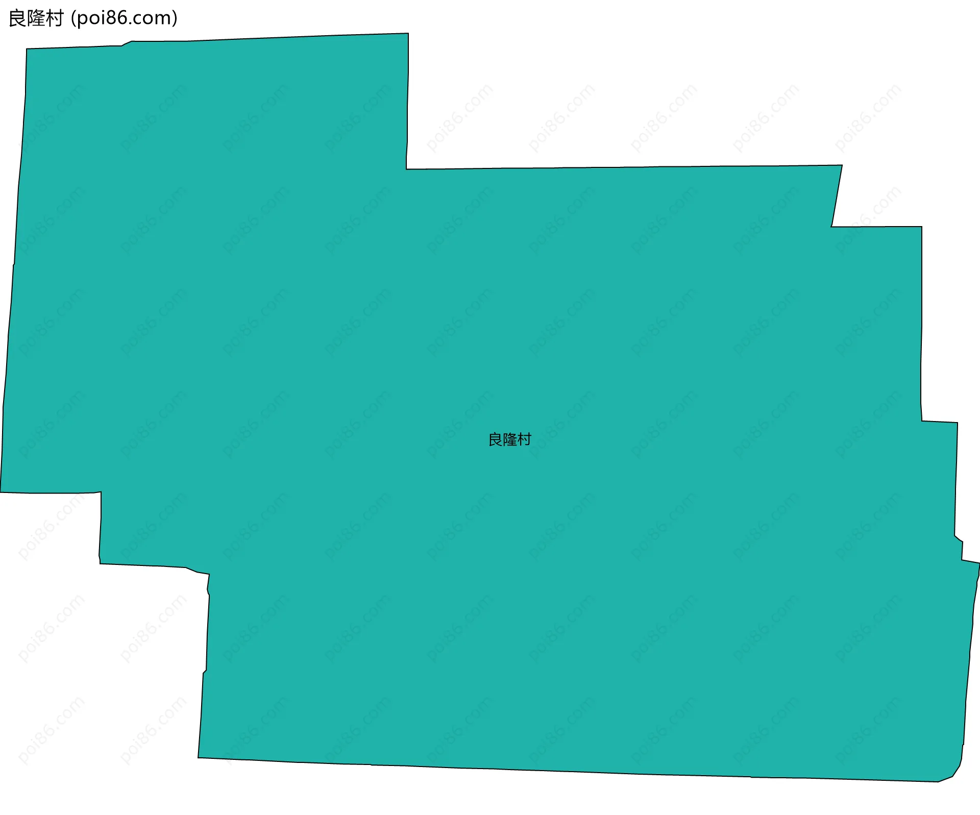 良隆村边界地图