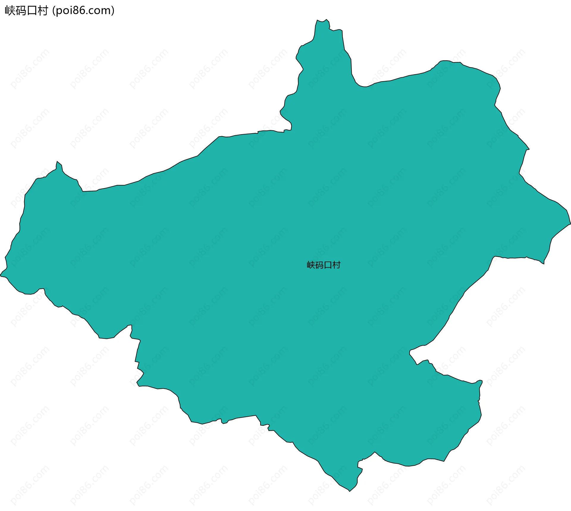 峡码口村边界地图