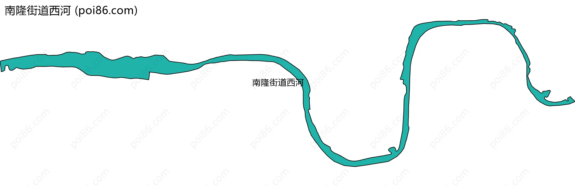 南隆街道西河边界地图