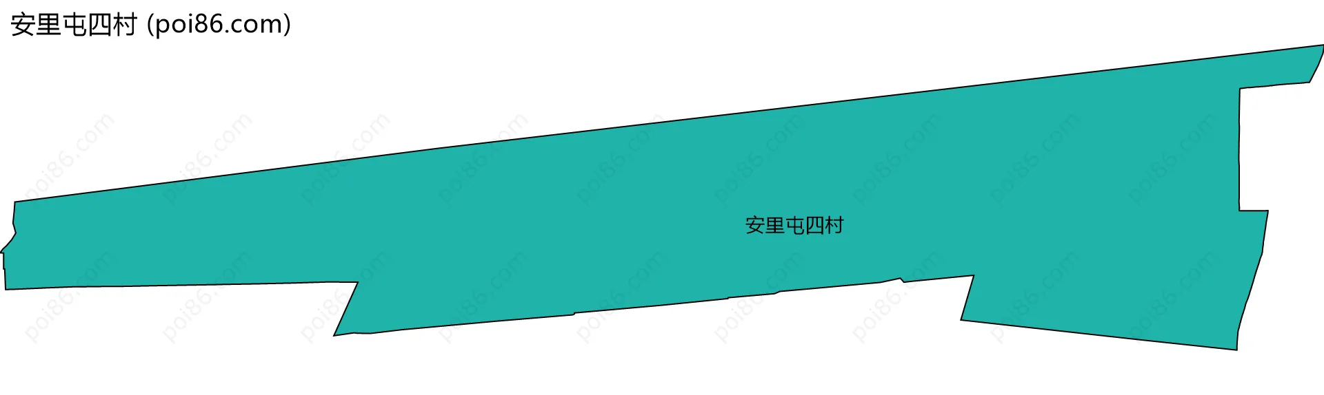 安里屯四村边界地图