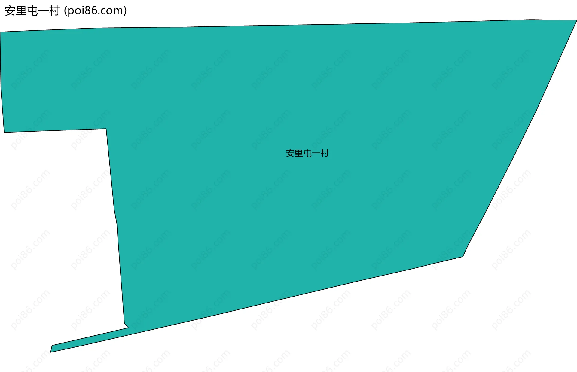 安里屯一村边界地图