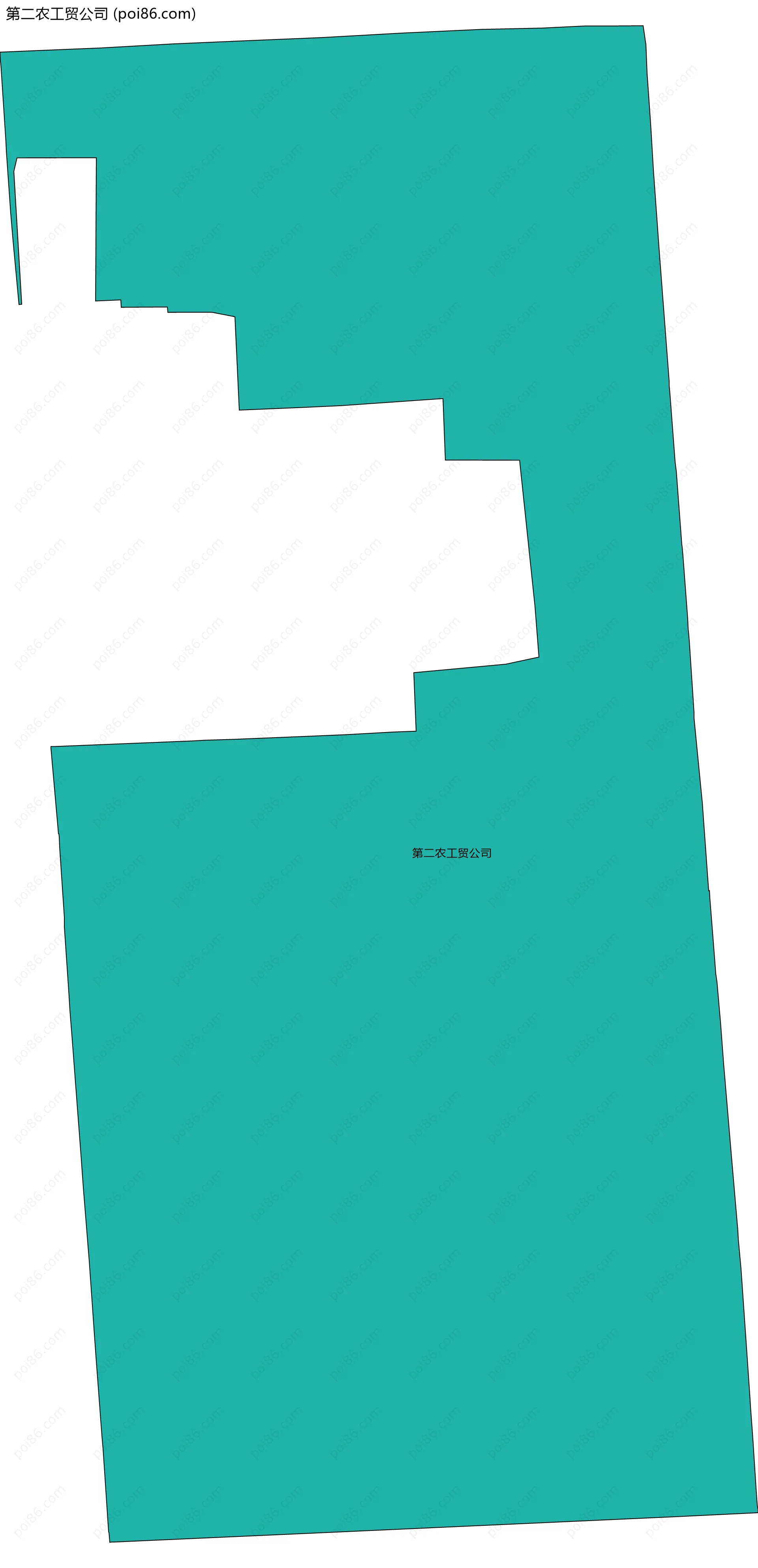 第二农工贸公司边界地图