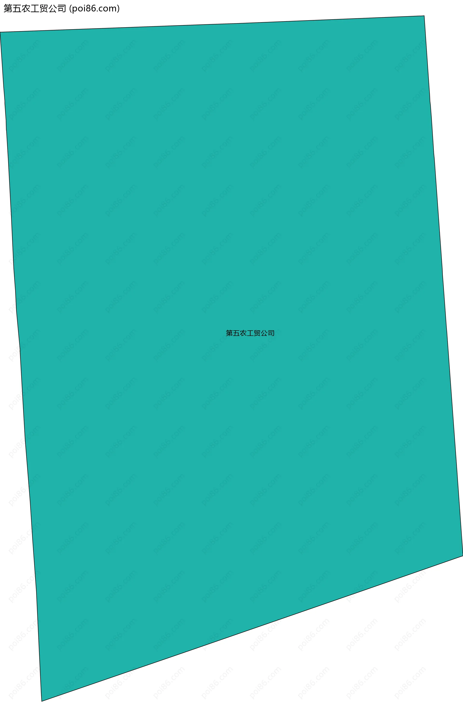 第五农工贸公司边界地图