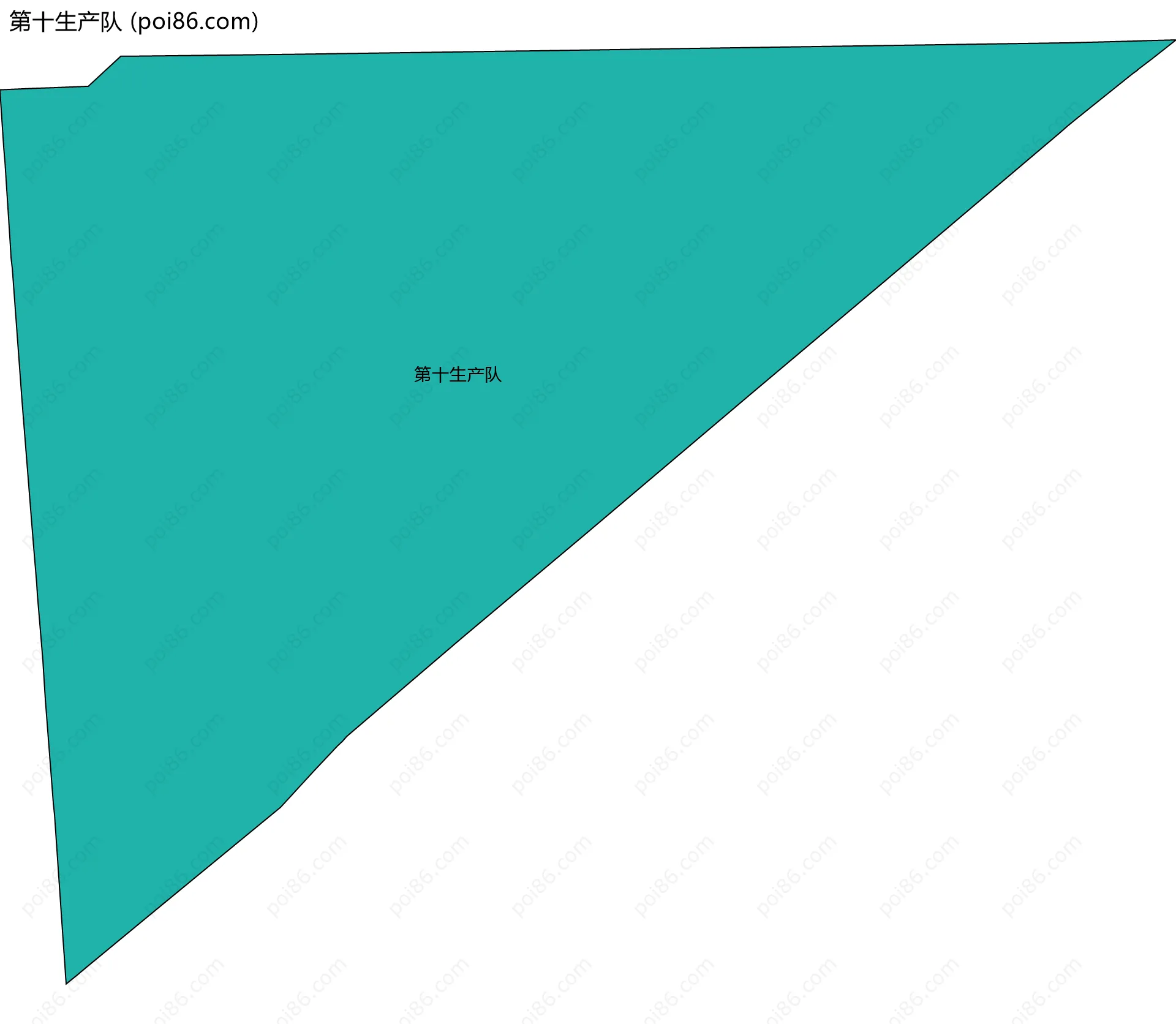 第十生产队边界地图