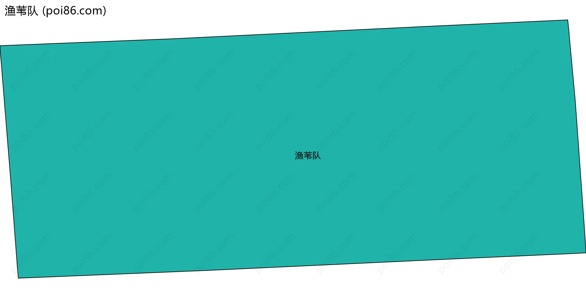 渔苇队边界地图