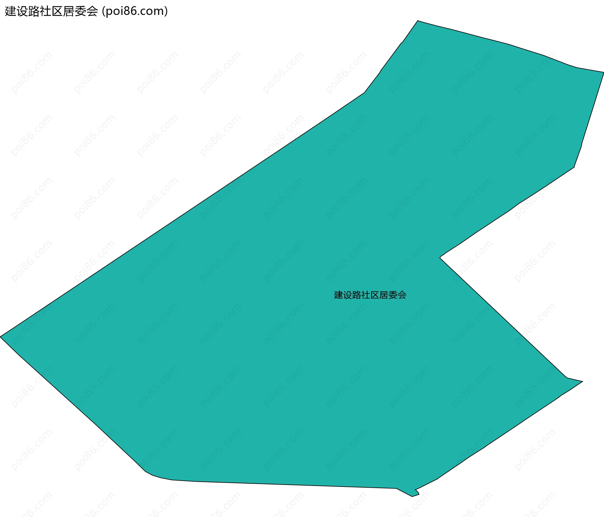 建设路社区居委会边界地图