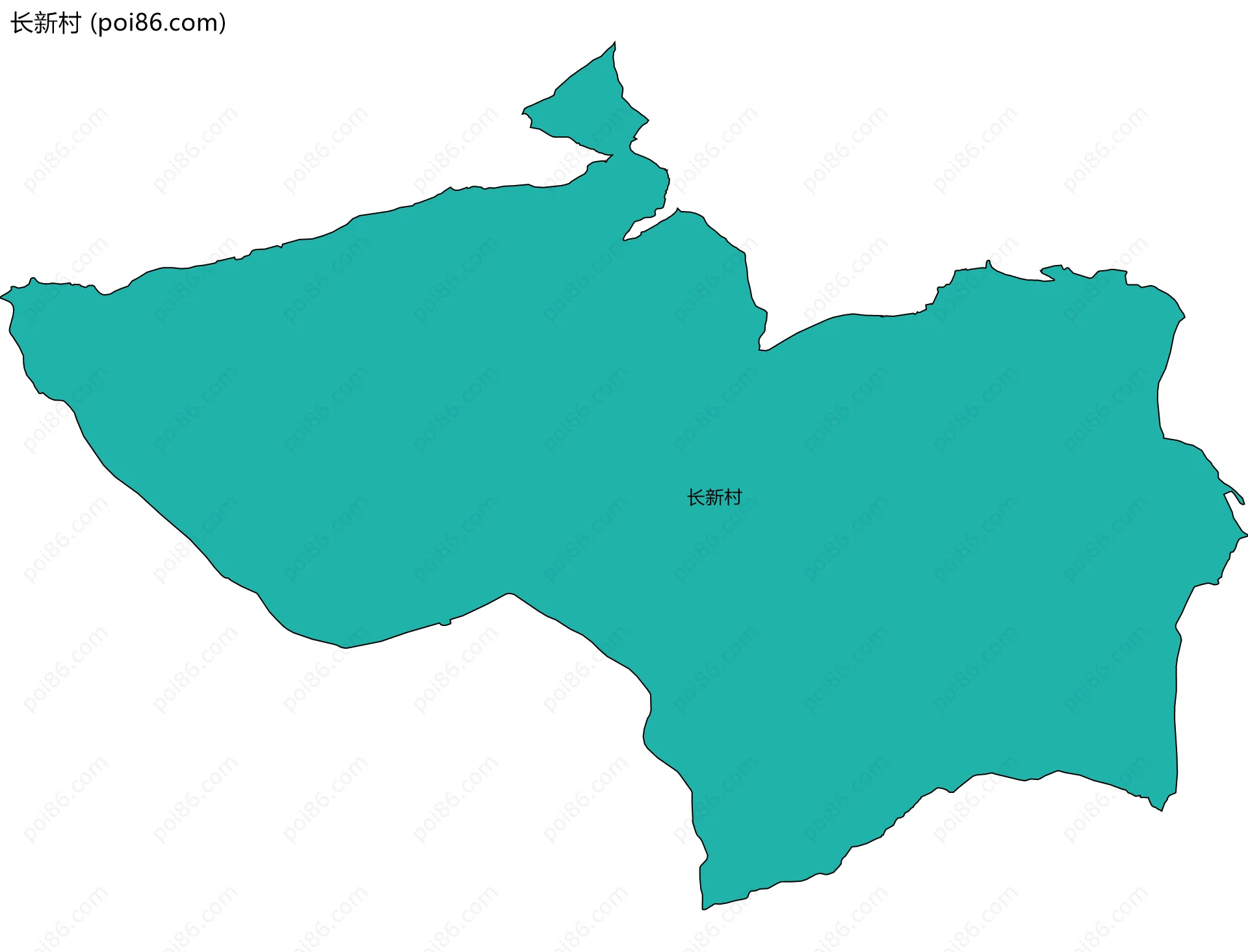 长新村边界地图