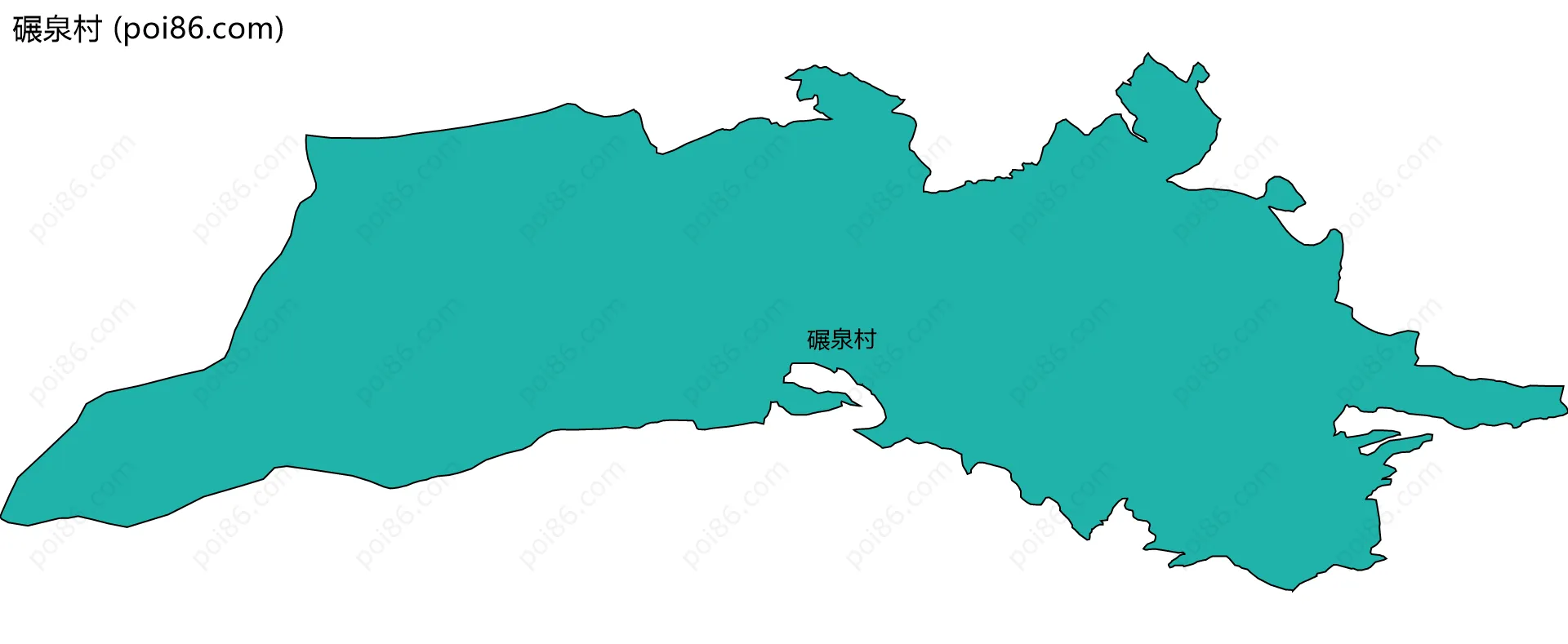 碾泉村边界地图