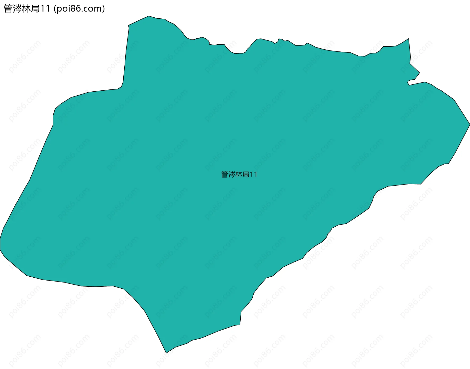 管涔林局11边界地图