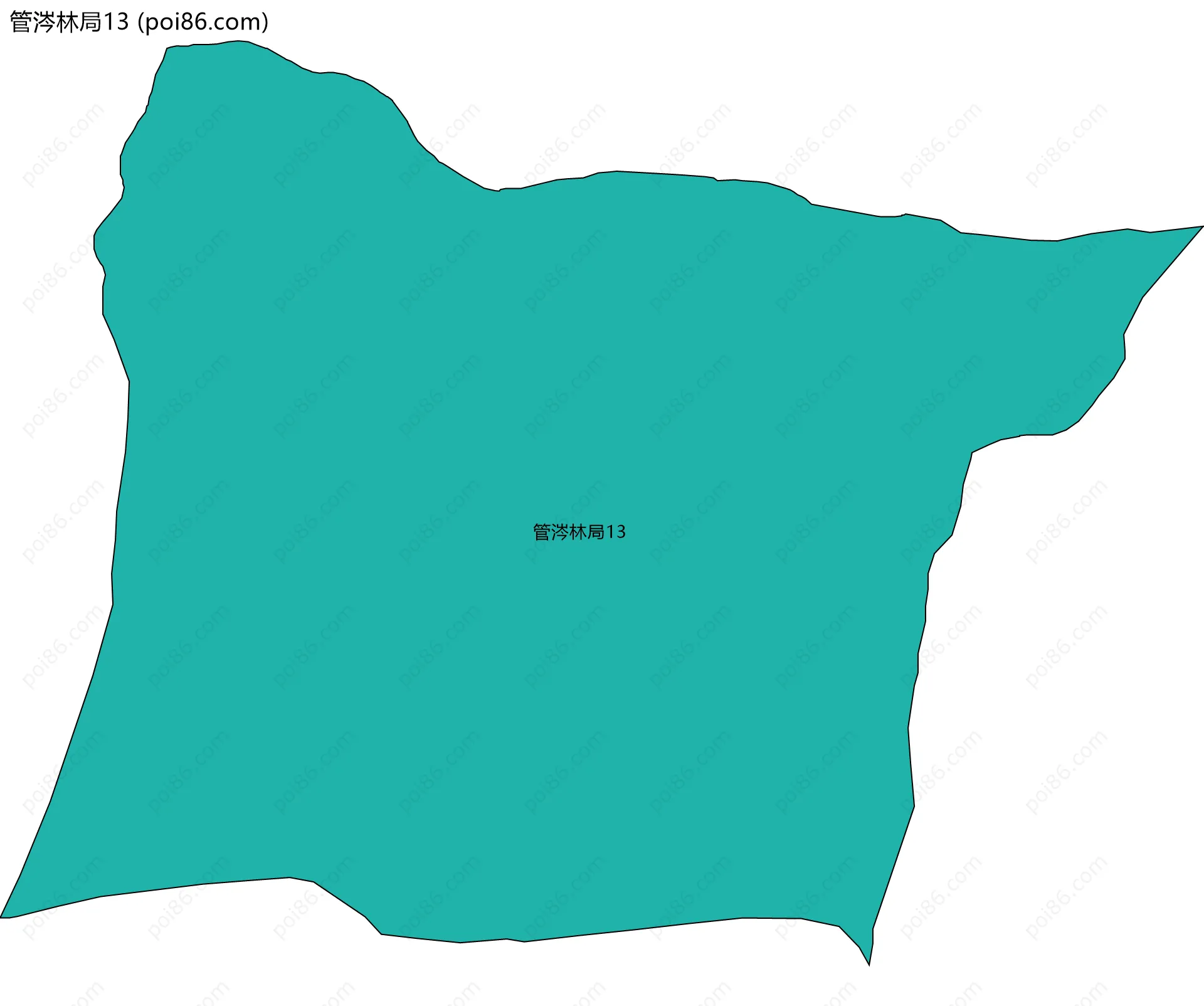 管涔林局13边界地图