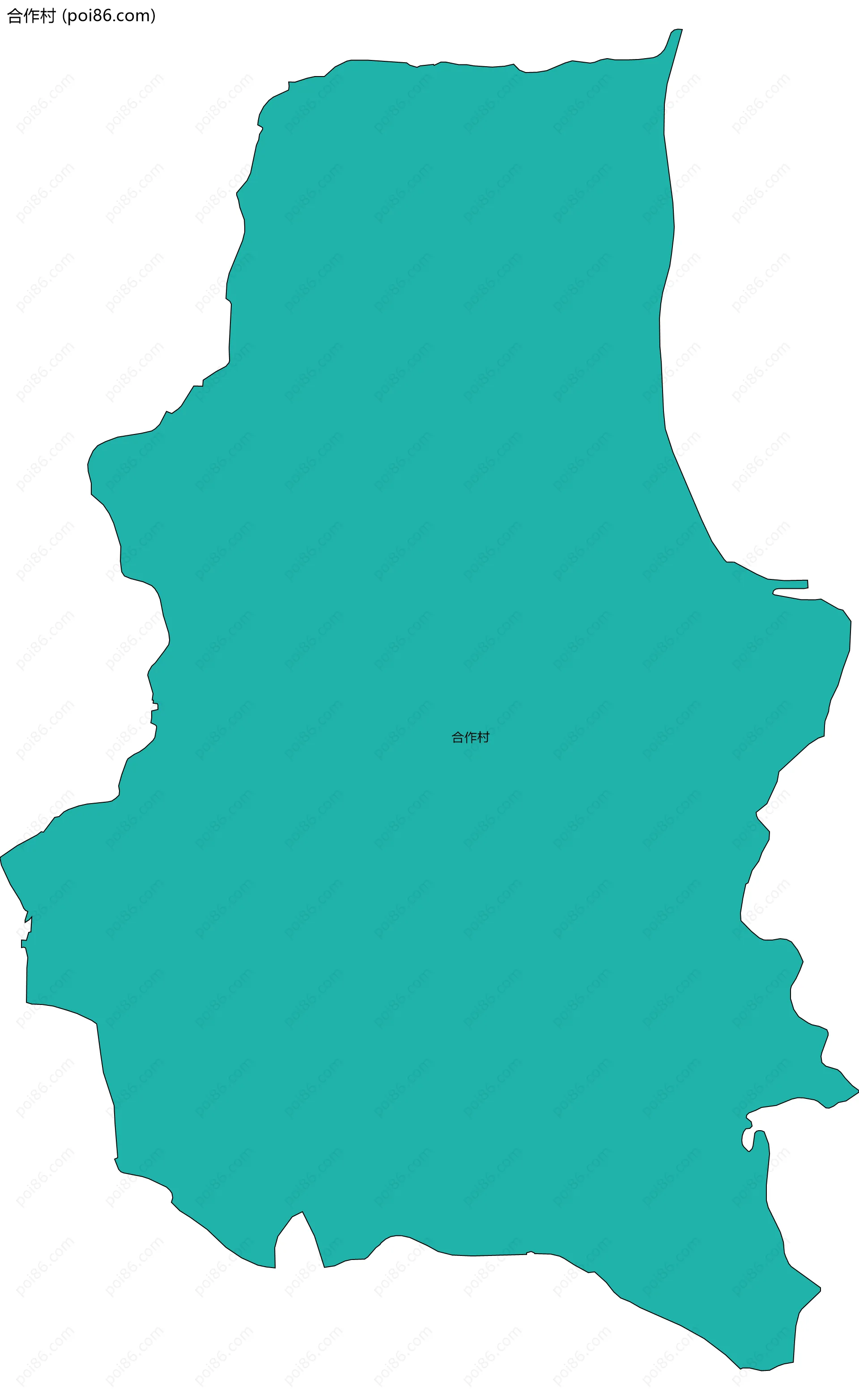 合作村边界地图
