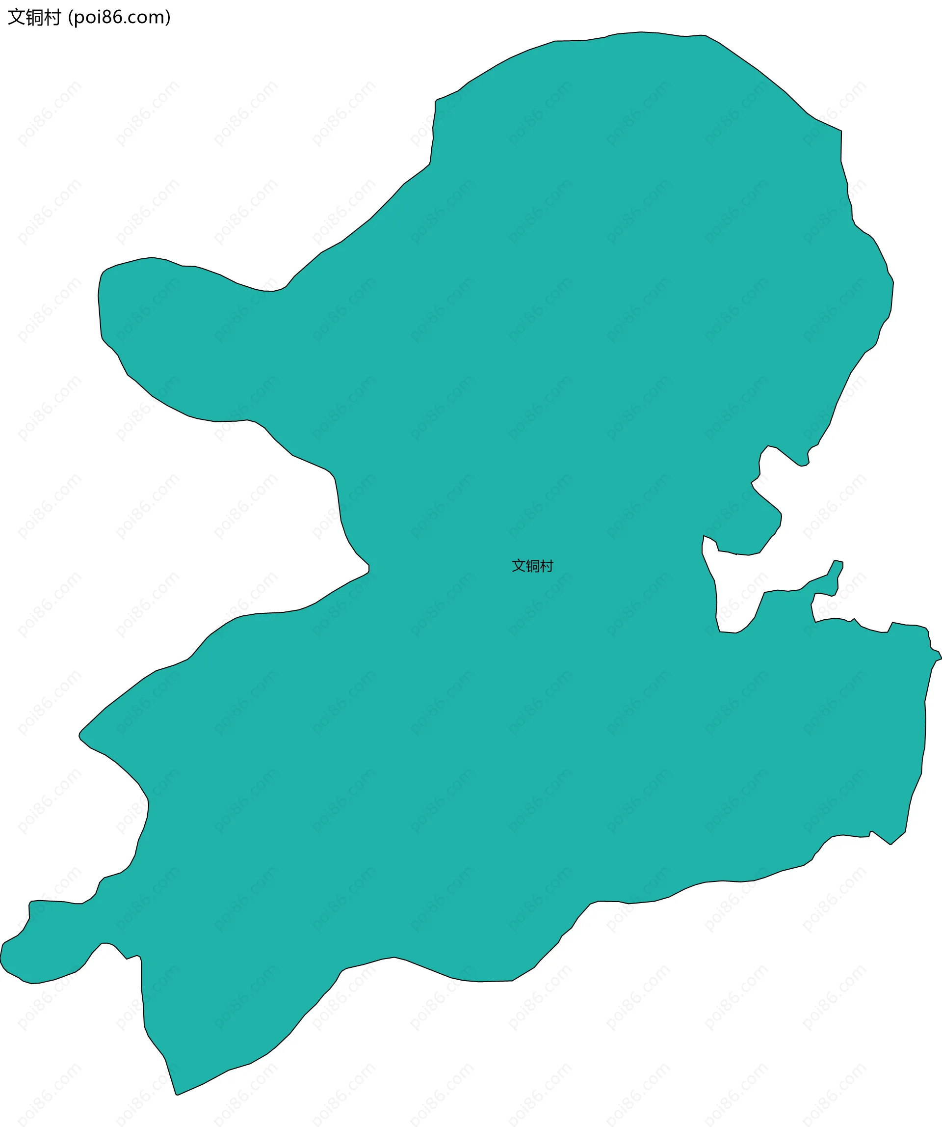 文铜村边界地图